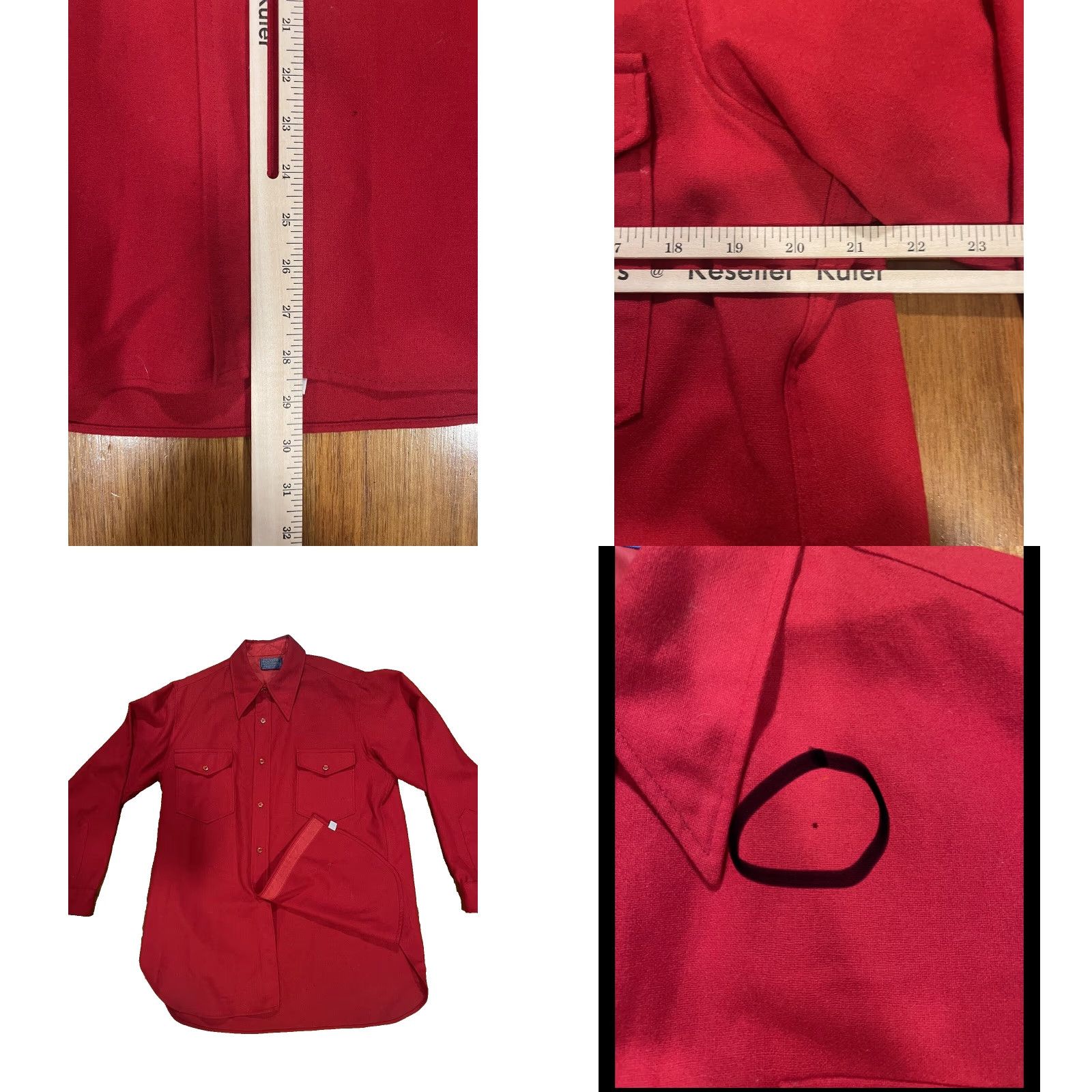 Pendleton VINTAGE Pendleton RED MEN'S WOOL HUNTING SHIRT/JACKET XL USA MADE IN USA Button-Up Shirt Size US XL / EU 56 / 4 - 9 Thumbnail