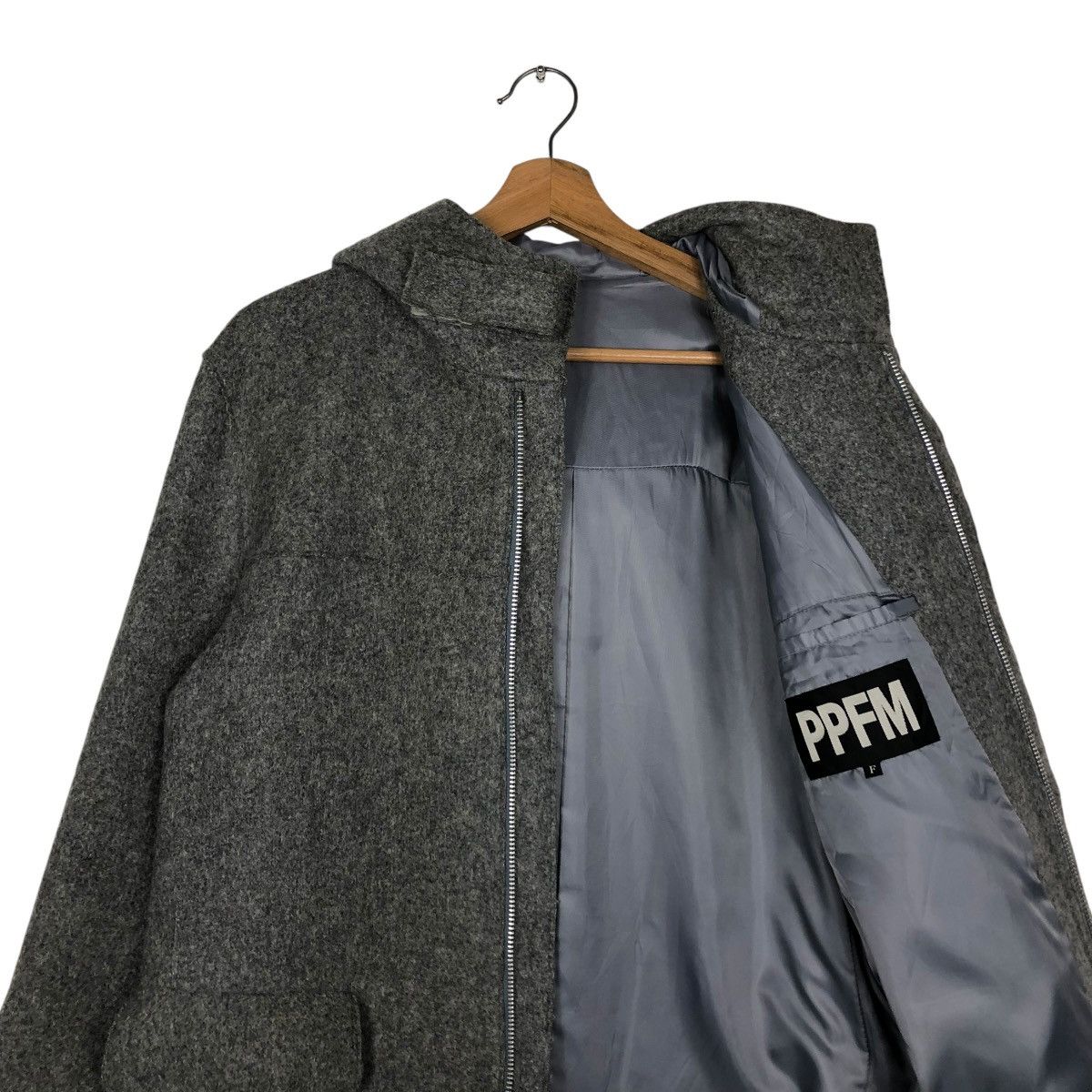 PPFM 🔥VINTAGE LONG BIKER JACKET WOOL PPFM Size US M / EU 48-50 / 2 - 16 Thumbnail