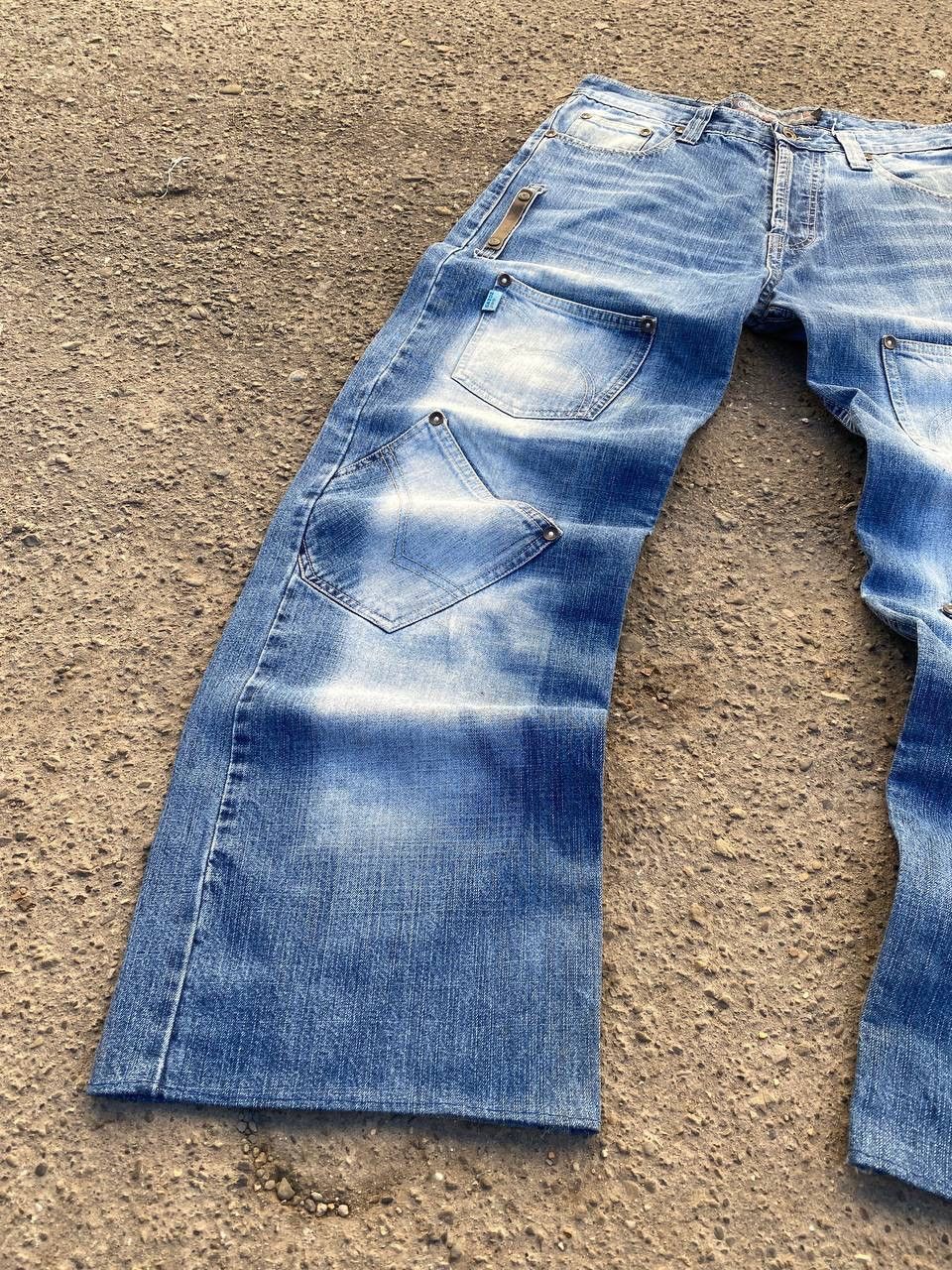 Japanese Brand × Vintage Gazoz Baggy pants Tornado Mart style y2k jeans Size US 32 / EU 48 - 2 Thumbnail