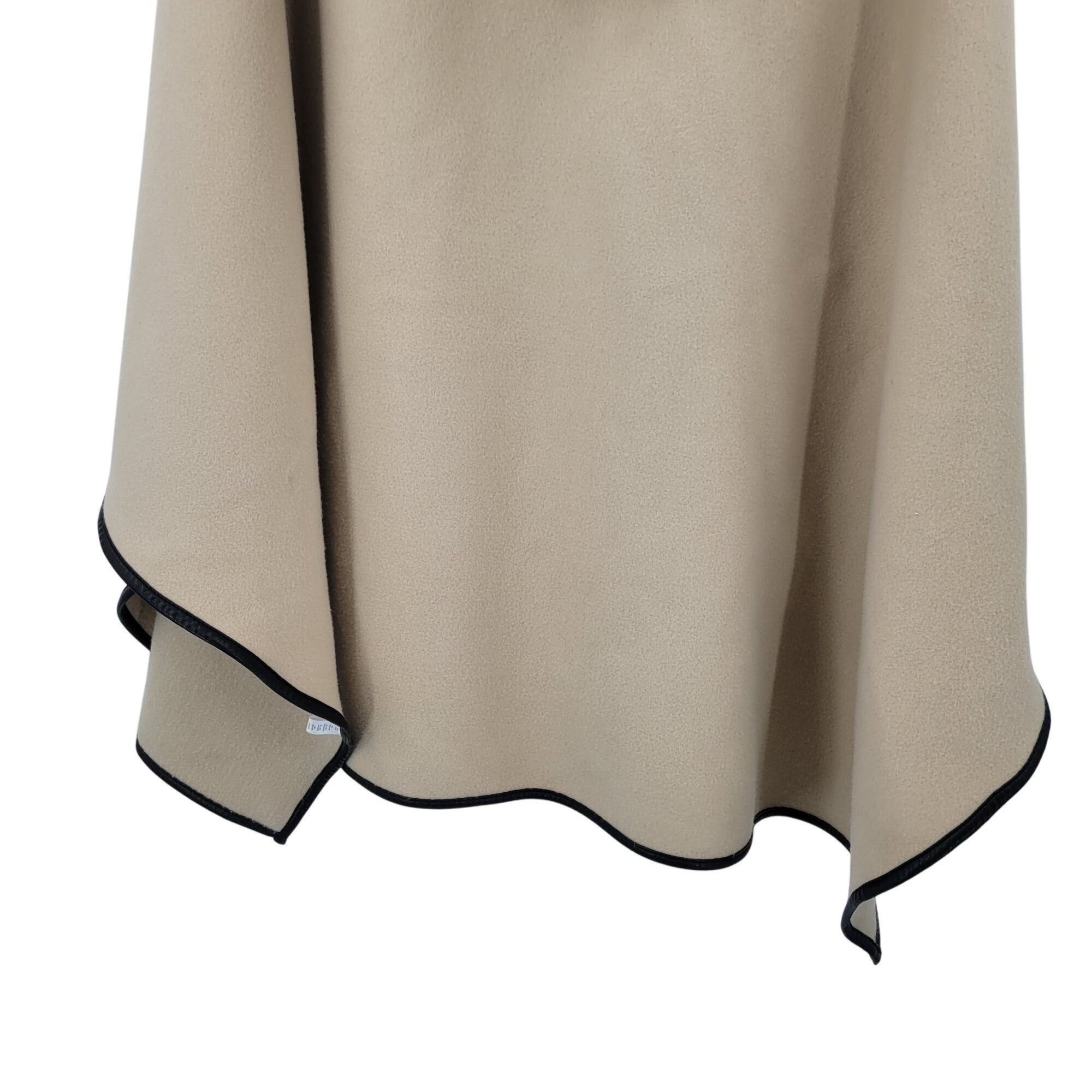 Designer Kenneth Cole New York Beige Hooded Poncho Cape 1X City Chic Size XL / US 12-14 / IT 48-50 - 8 Thumbnail