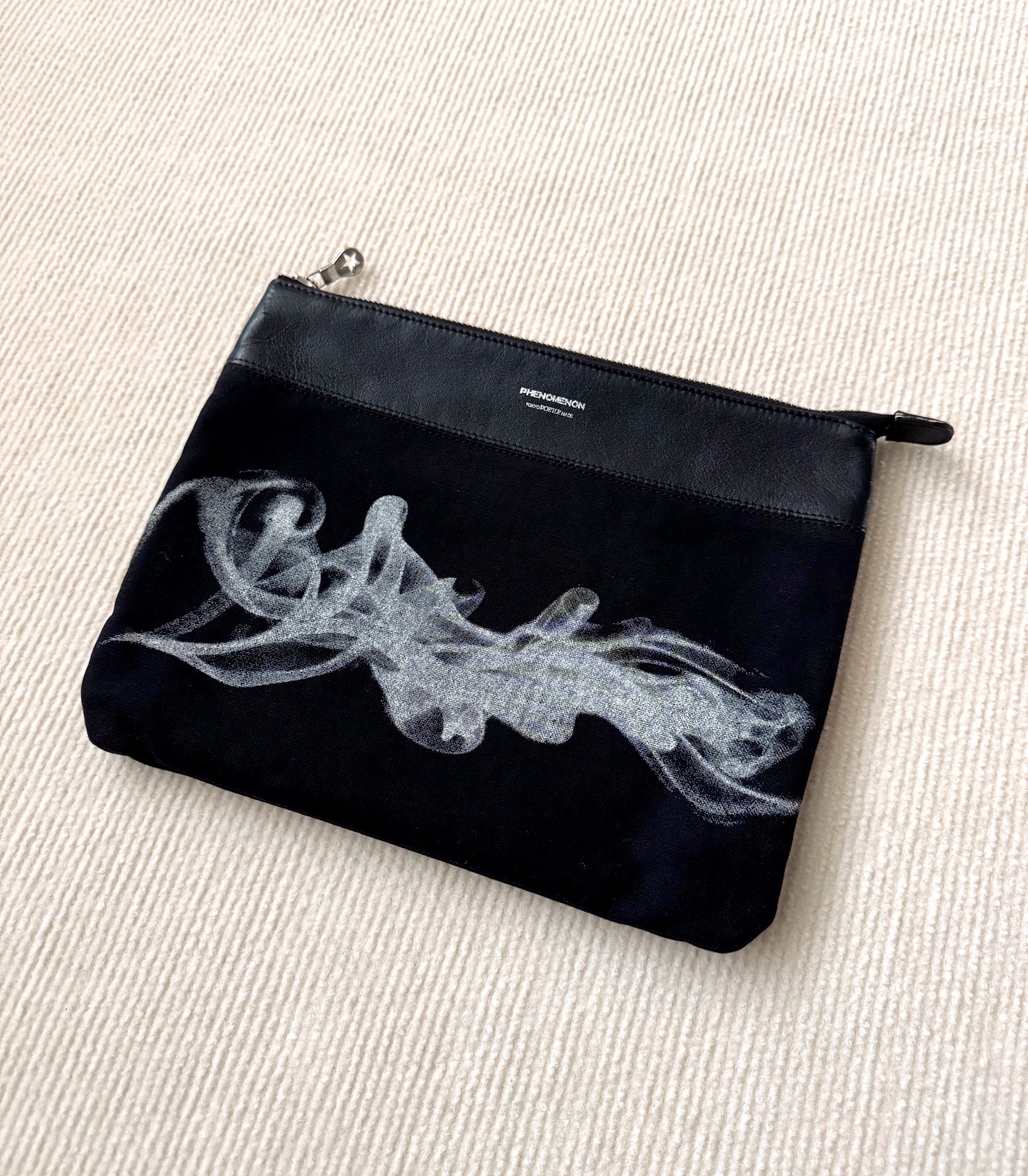 PHENOMENON Phenomenon x Porter Limited Smoke Print Leather Cloth Case Size ONE SIZE - 1 Thumbnail