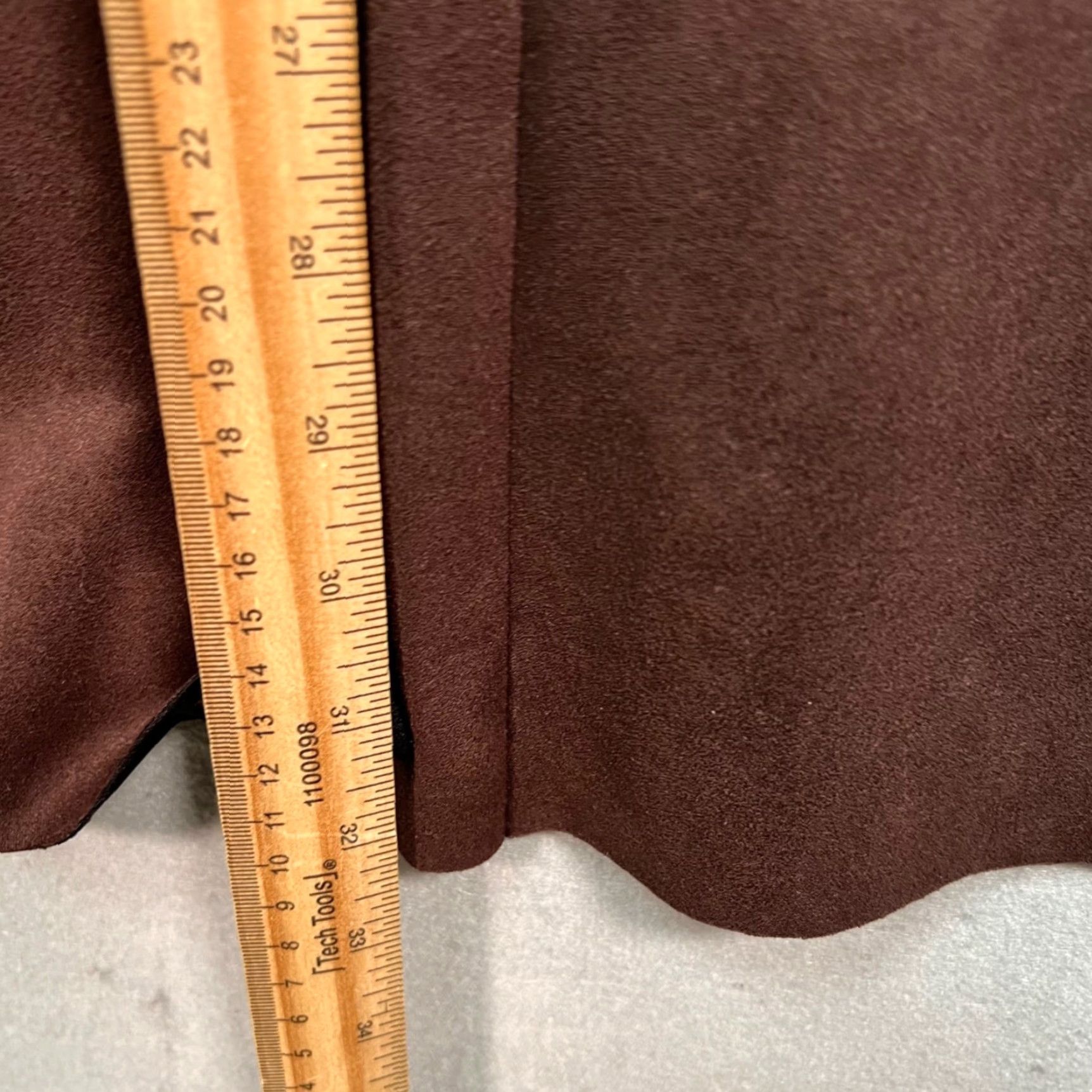 Zara Zara Woman Size 4 Brown Faux Suede Flare Pants Pants Women Brown Flared 27 in Inseam 33 in Polyester, Faux Suede Vintage No Size 27" / US 4 / IT 40 - 6 Thumbnail