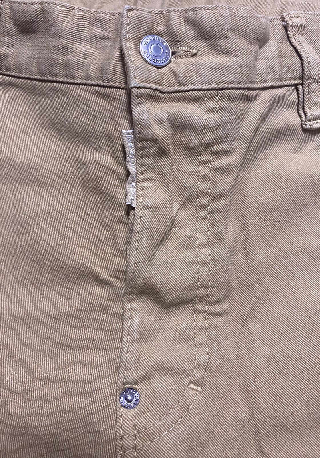 Dsquared2 Dsquared2 Sand Straight Fit Metal Tab Cotton Jeans Denim Size US 38 / EU 54 - 10 Thumbnail