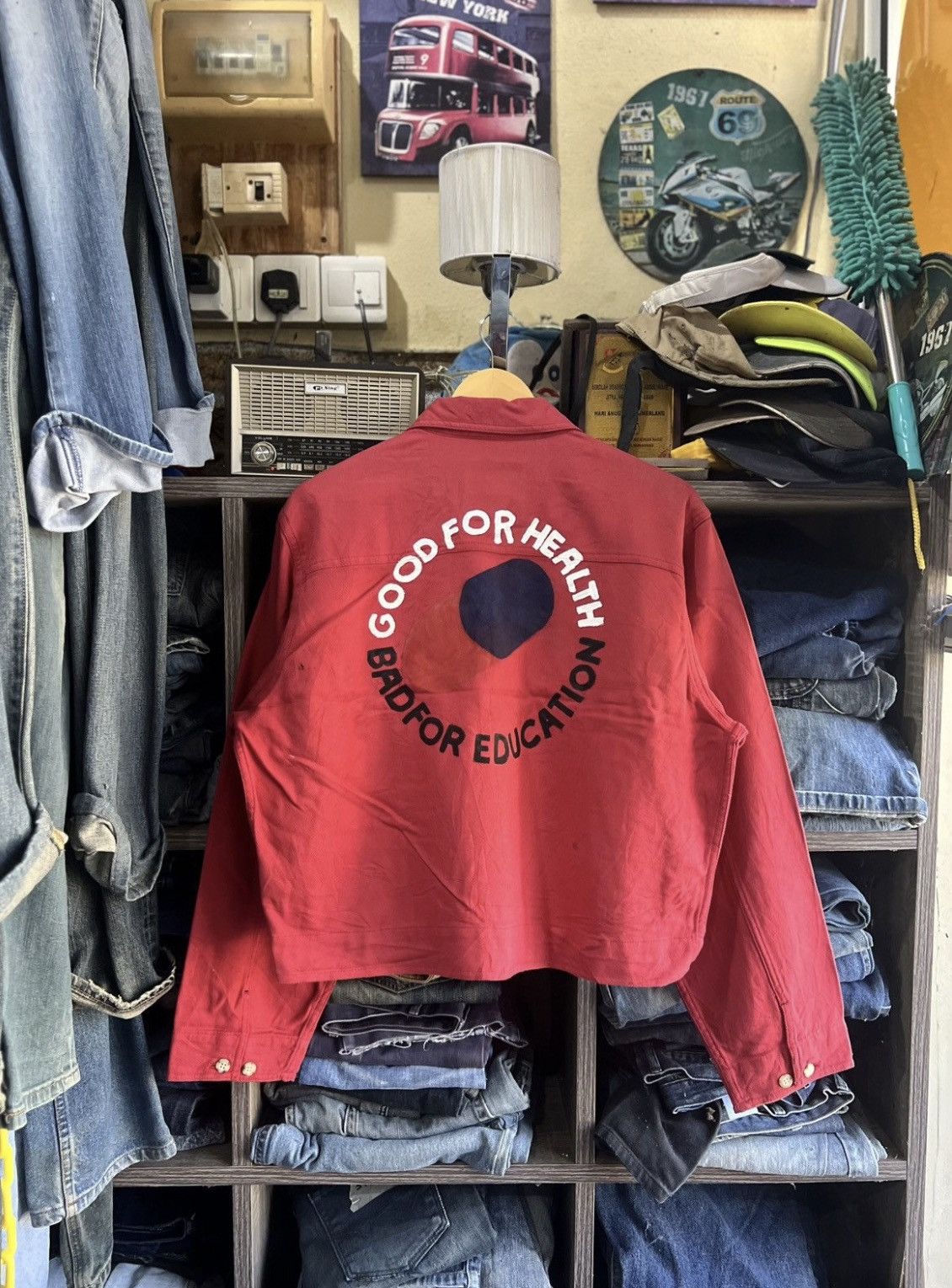 Van 🔥New Old Stock Van Button Cropped Jacket Size US M / EU 48-50 / 2 - 2 Thumbnail