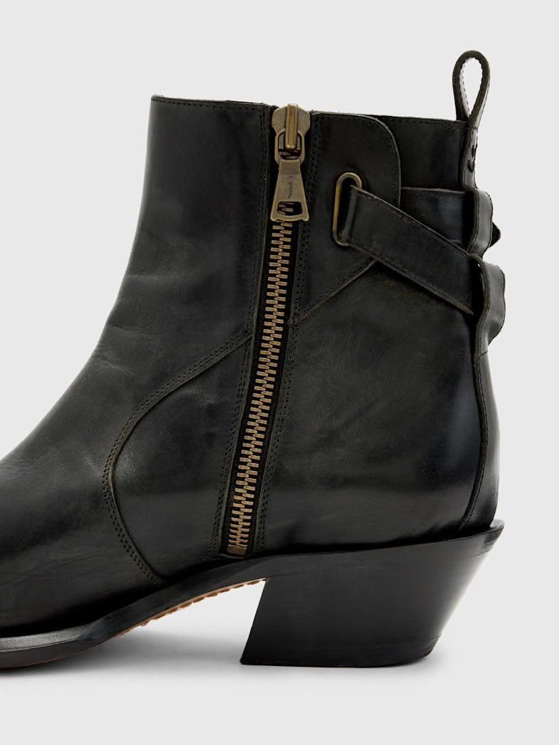 John Varvatos Black suede sharpei boot 8.5 Size US 8.5 / EU 41-42 - 5 Thumbnail