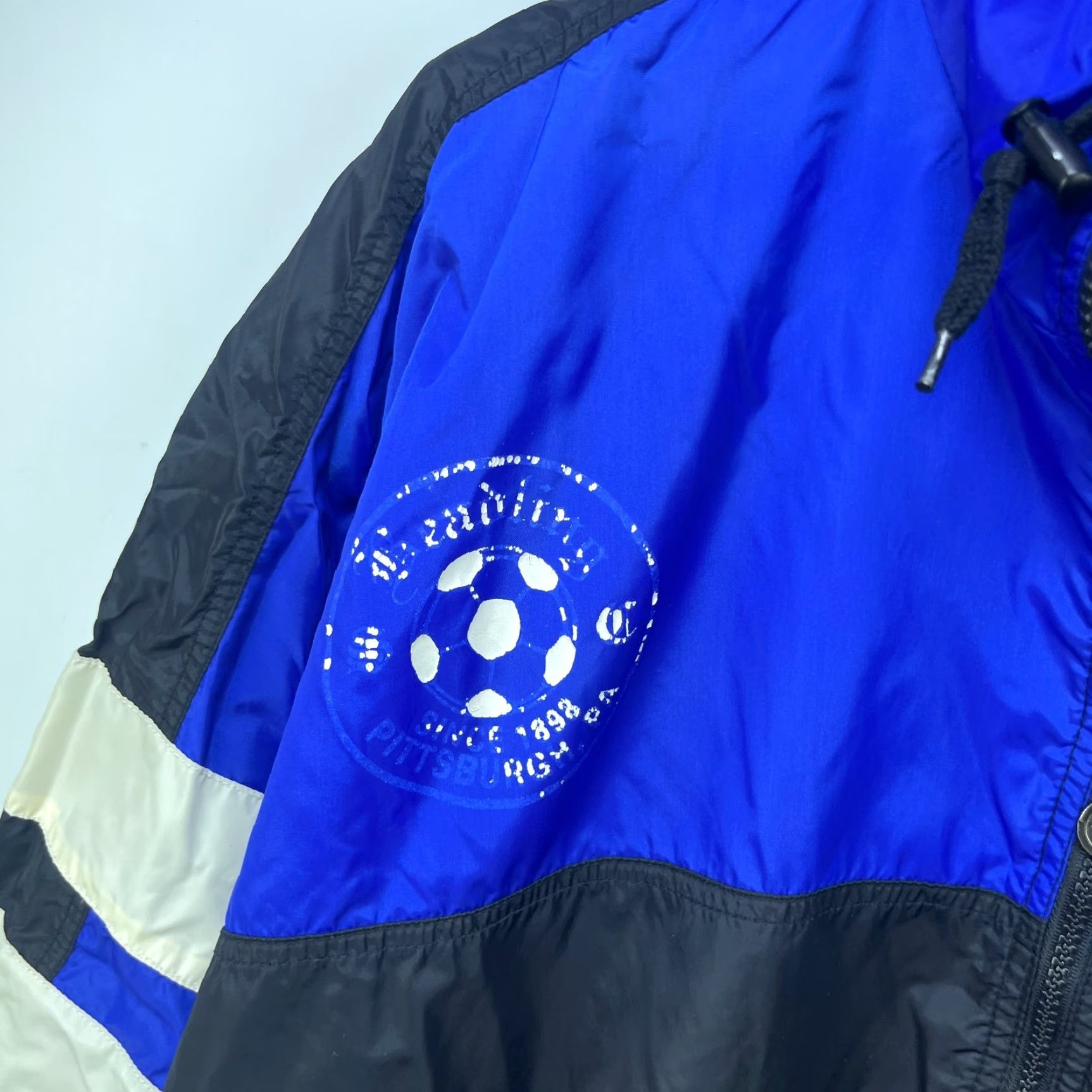 Nike VINTAGE Nike USA Windbreaker Jacket M Blue 90s Windbreaker Mens Size US M / EU 48-50 / 2 - 7 Thumbnail