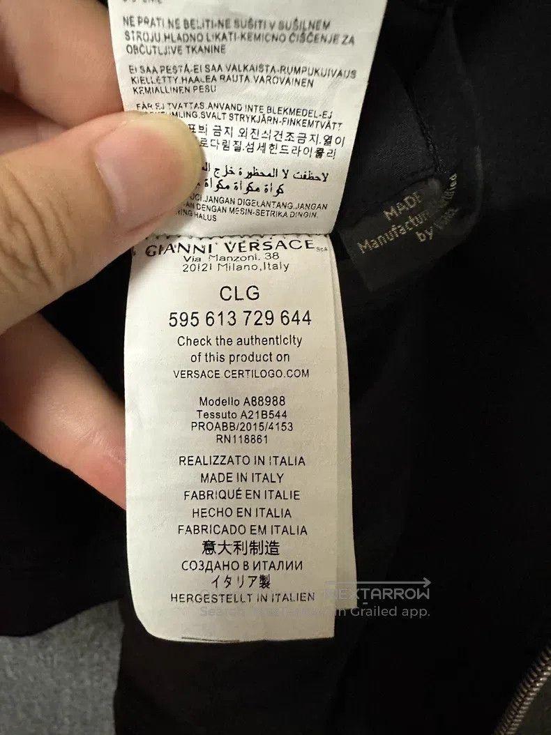 Versace Versace Classic Medusa LOGO pattern print hood Size US M / EU 48-50 / 2 - 5 Thumbnail