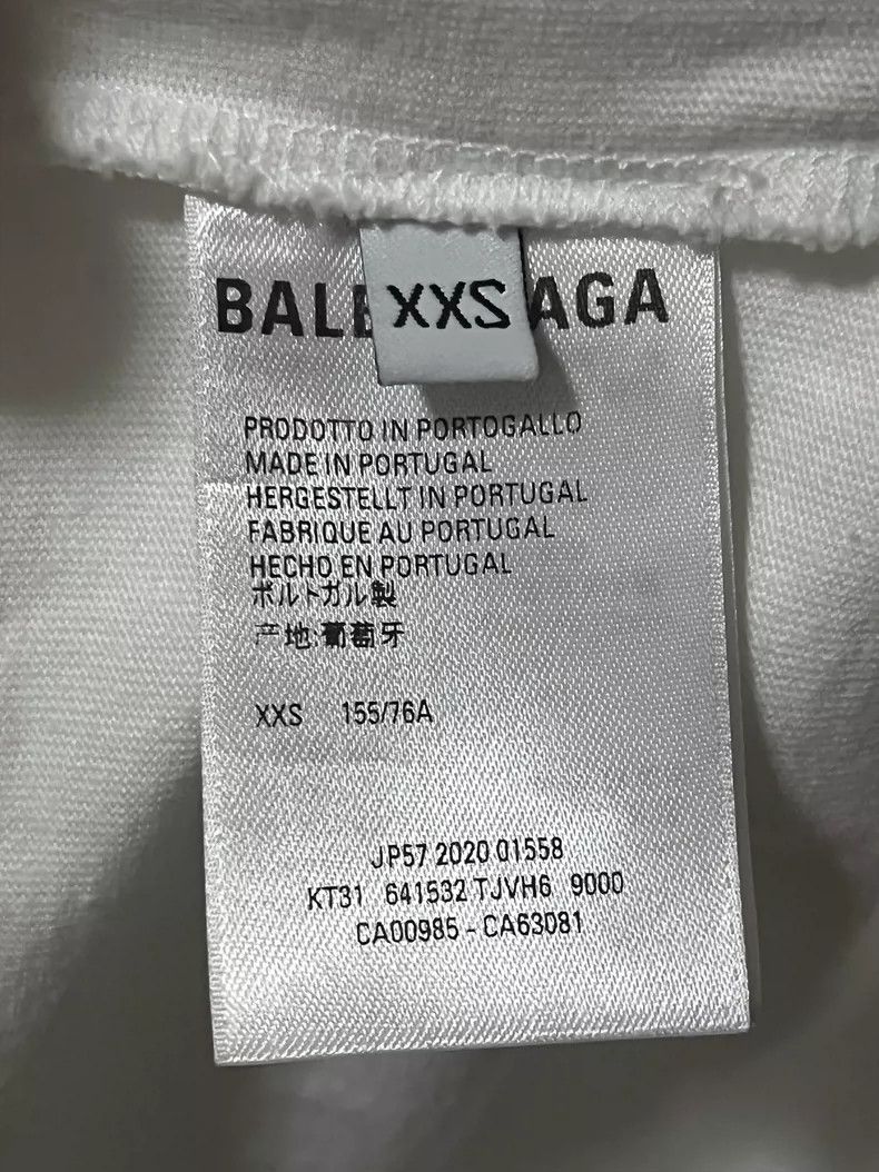 Balenciaga Balenciaga White do old damage castle short sleeve Size US XXS / EU 40 - 6 Thumbnail