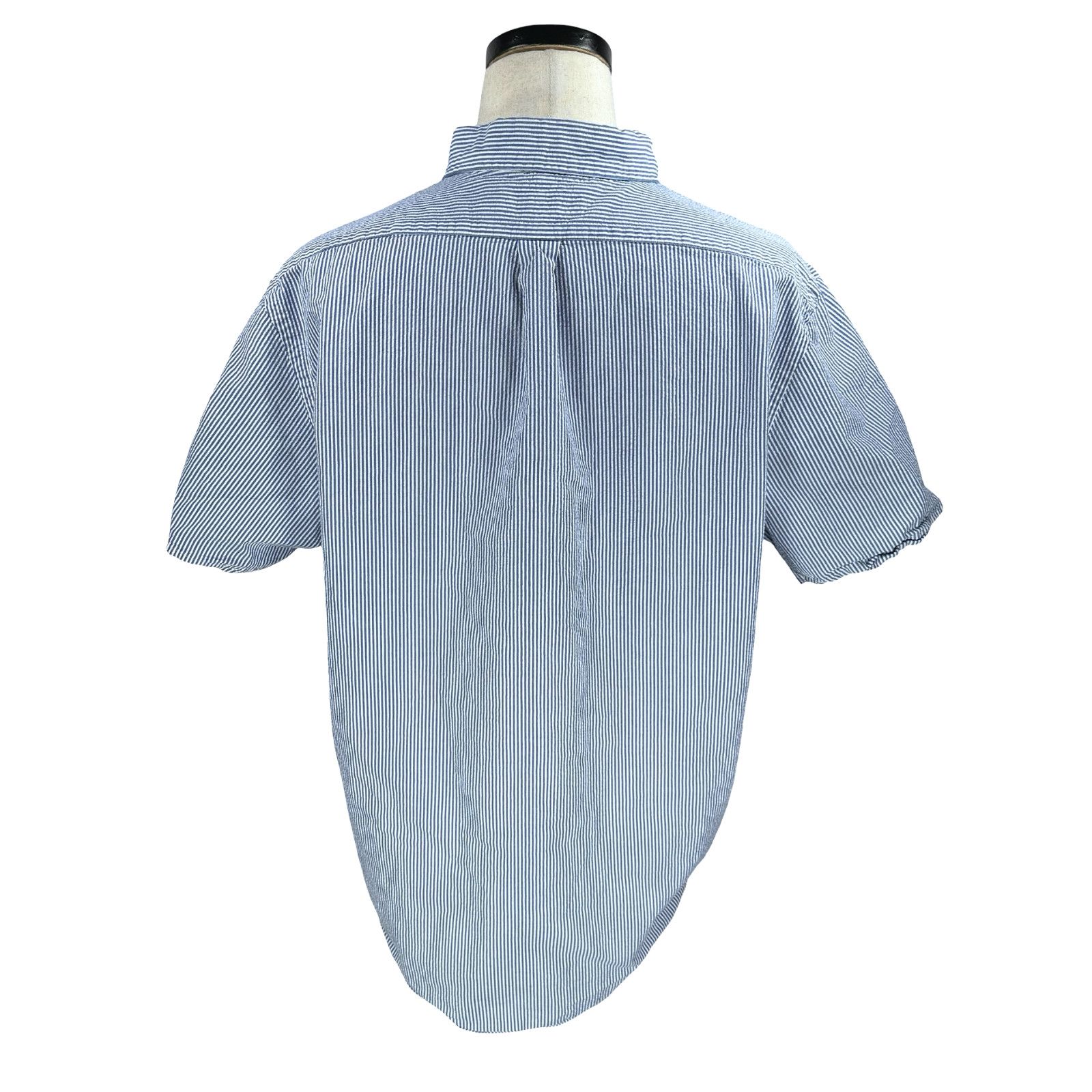 Ralph Lauren Polo Ralph Lauren Seersucker Shirt Men's 2XL XXL Blue White Size US XXL / EU 58 / 5 - 5 Thumbnail