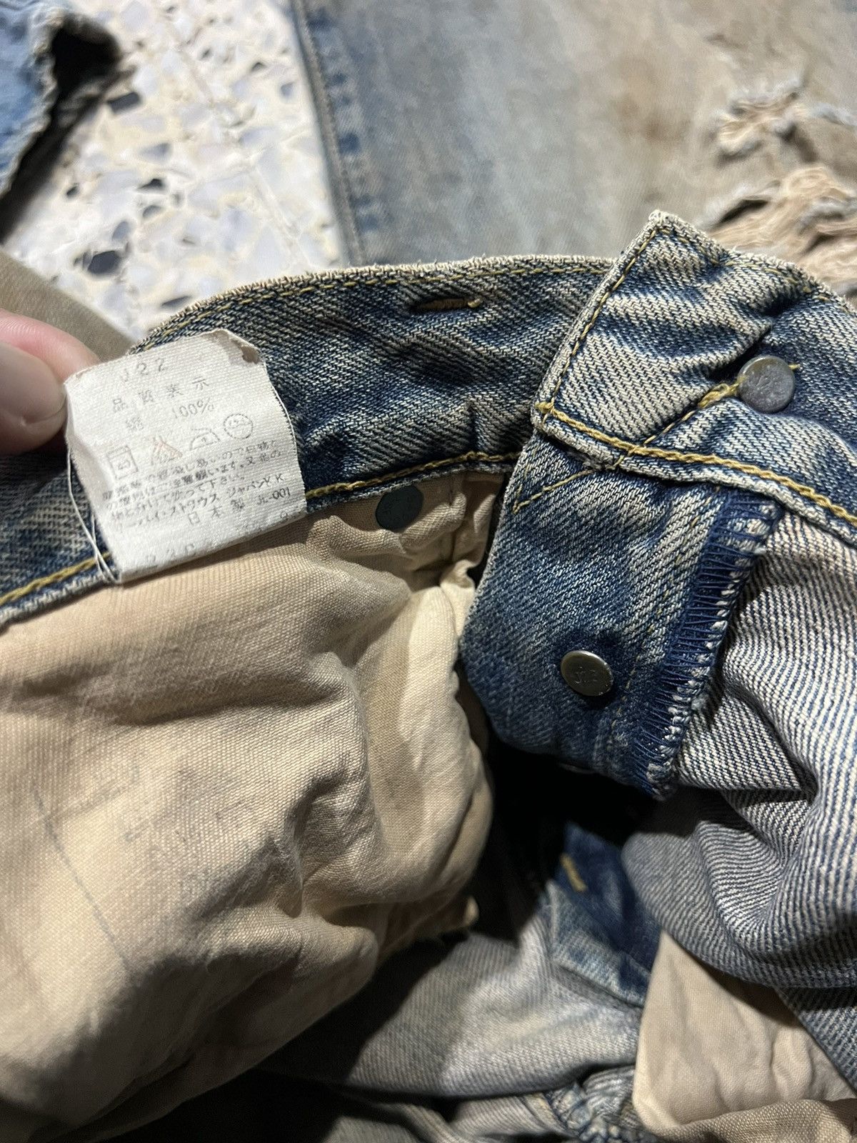 Levi's Vintage Clothing Vintage Levis 503B Selvedge Big E Denim Jeans Size US 30 / EU 46 - 11 Thumbnail