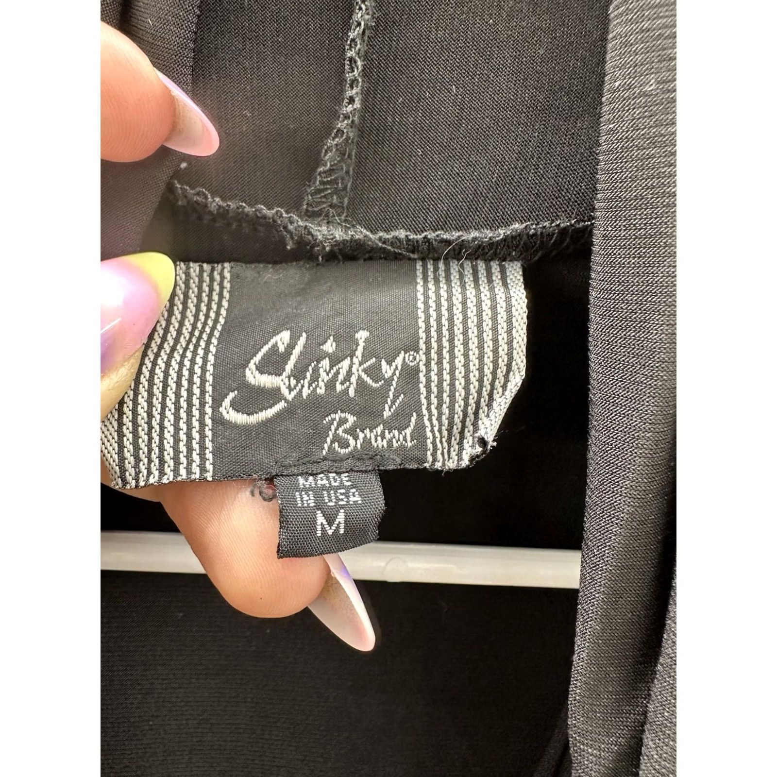 J Brand Slinky Brand Womens Top Size Medium Black Zip Up Sleeveless Vintage Cardigan Knit Solid Bohemian Winter Fall Spring Limited Ladies Mens Girls? Size M / US 6-8 / IT 42-44 - 6 Thumbnail