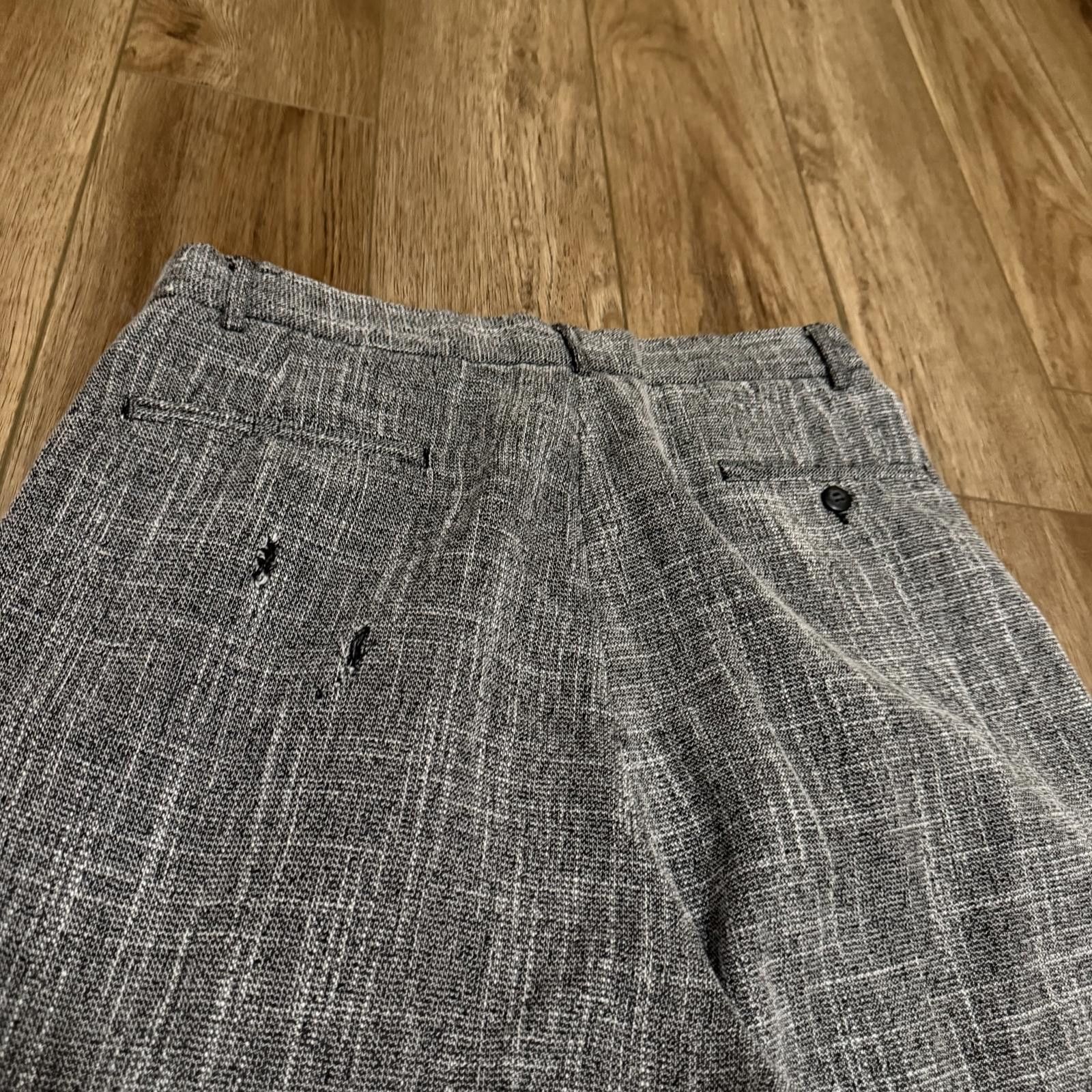 Other Vintage 80s Grey Textured Trousers Distressed Size 31 Size US 31 - 9 Thumbnail