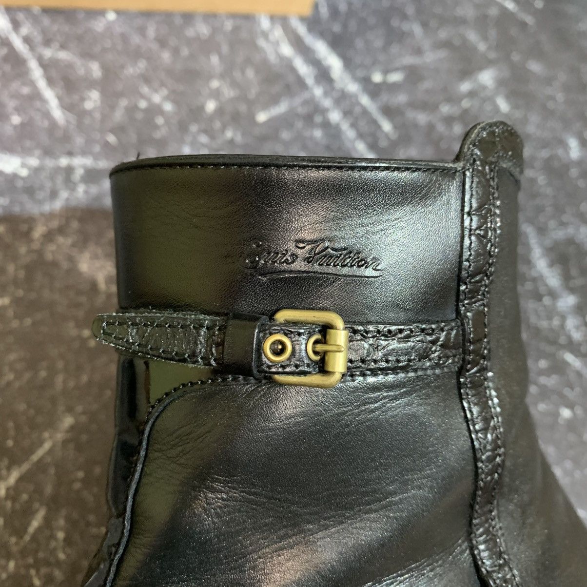 Louis Vuitton Louis Vuitton Men’s Leather Boots Size 8 - 27.5 cm Size US 8 / EU 41 - 2 Thumbnail