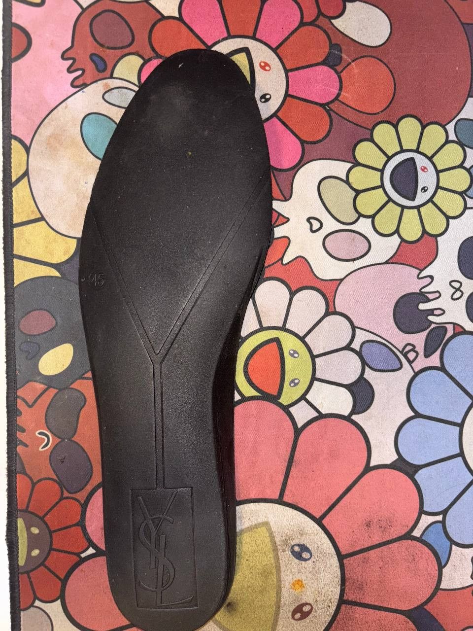 Yves Saint Laurent Spring 2012 Cobalt Blue Kennedy Rubber Loafers Size US 12 / EU 45 - 7 Thumbnail