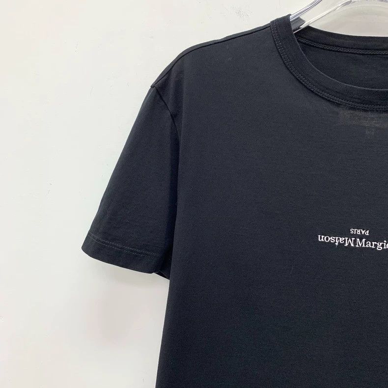 Maison Margiela Maison Margiela Black logo letter embroidery cotton round- Size US XS / EU 42 / 0 - 3 Thumbnail