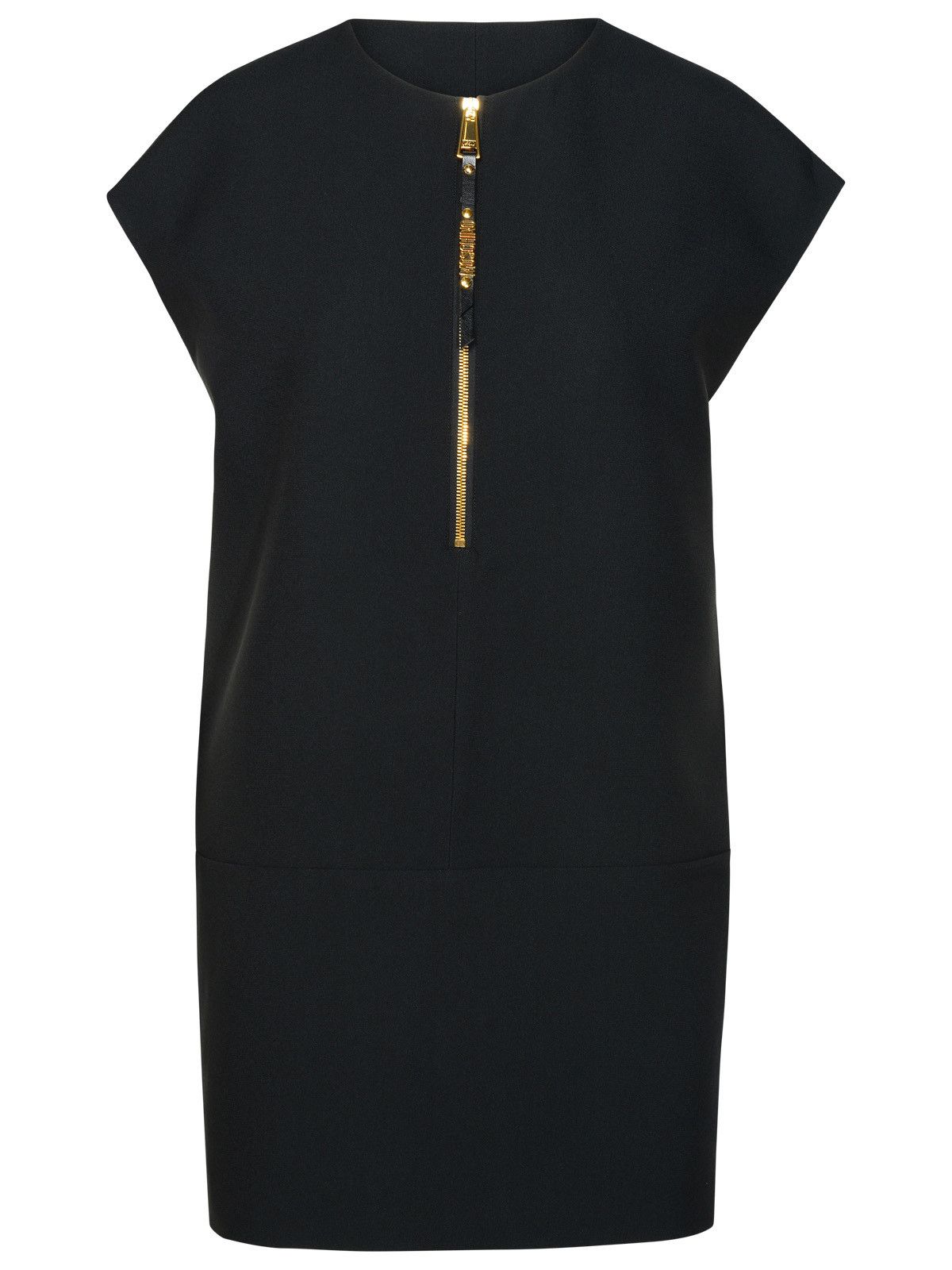image of Moschino Black Acetate Dress, Women's (Size XS)
