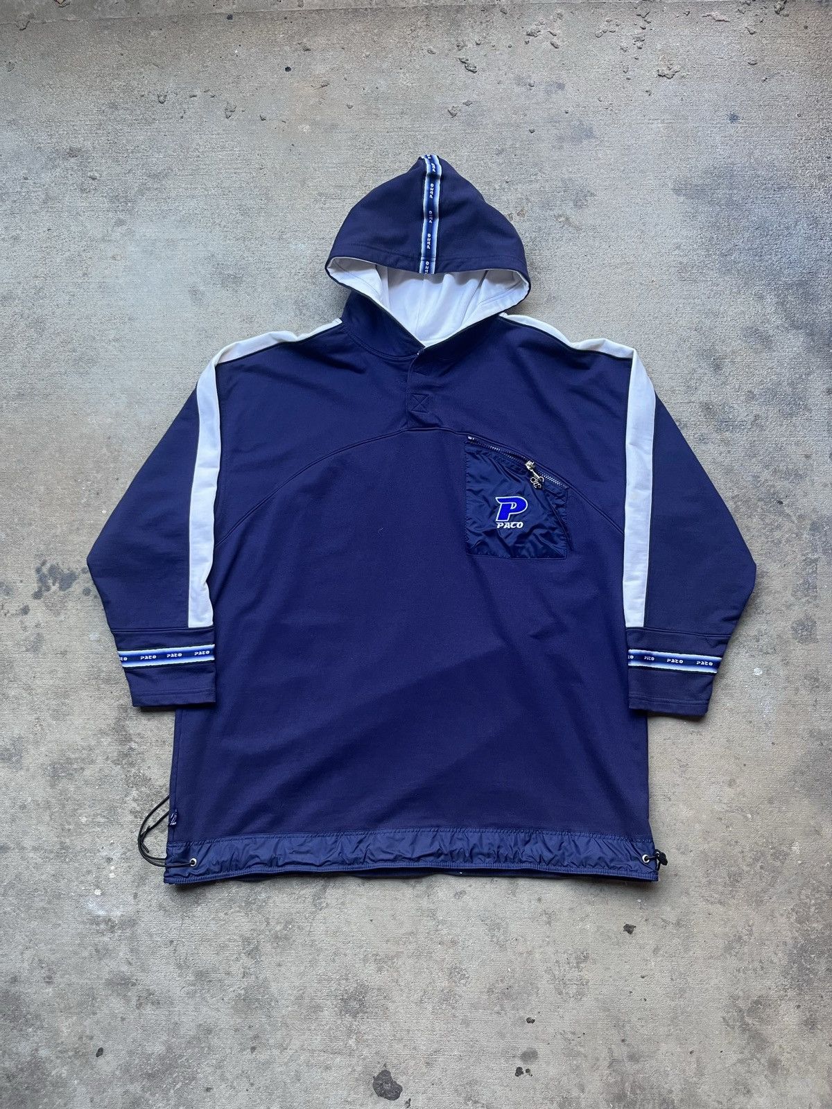 Other Vintage Y2K Super Sick Paco Jeans 3/4 Sleeve Baggy Hoodie Size US XXL / EU 58 / 5 - 1 Thumbnail