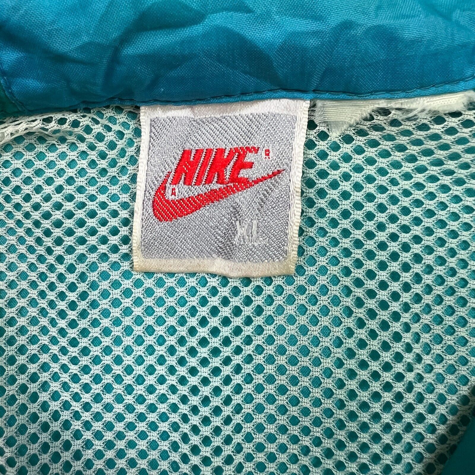Nike × Vintage Vintage Nike Sportswear Jacket XL Swoosh Zip 90s Windbreaker Size US XL / EU 56 / 4 - 5 Thumbnail