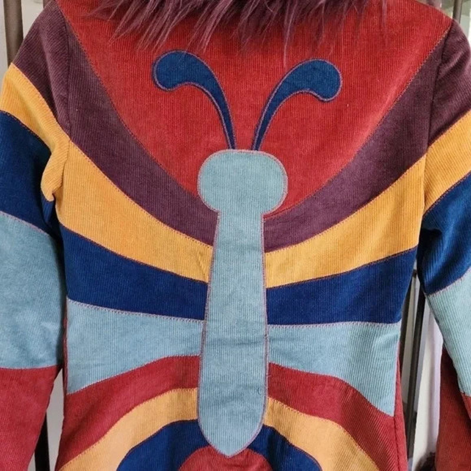 Dolls Kill DOLLS KILL CURRENT MOOD BREAK FREE CORDUROY BUTTERFLY COAT Size S / US 4 / IT 40 - 4 Thumbnail