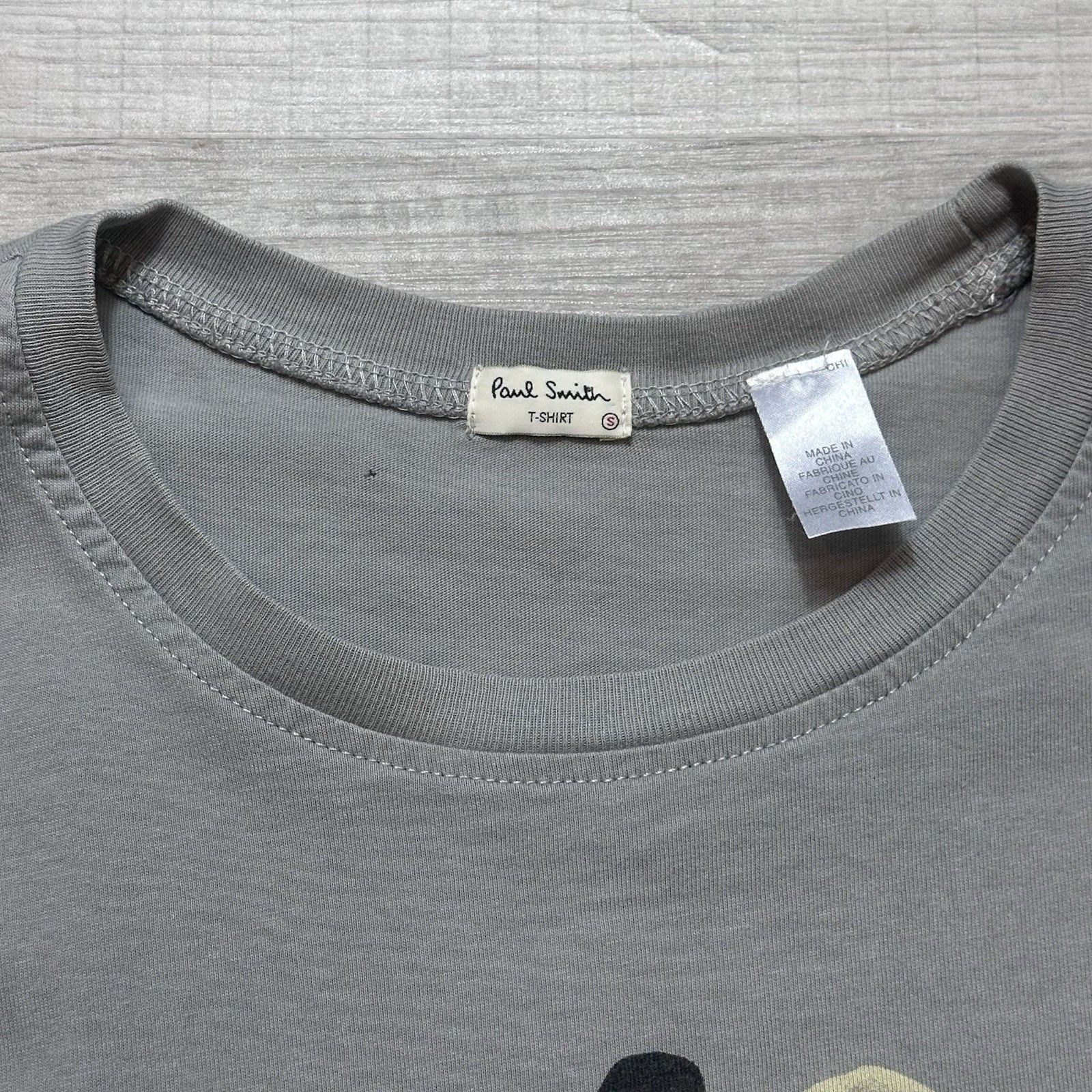 Paul Smith PAUL SMITH Gray Zebra Graphic Print Logo T-Shirt Adult Small Size US S / EU 44-46 / 1 - 7 Thumbnail
