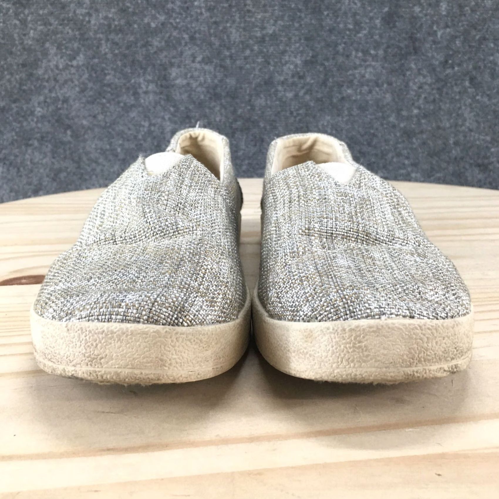 Toms TOMS Womens 7 Alpargata Loafer Flat Gray Comfort Slip On Casual Shoes Size M / US 6-8 / IT 42-44 - 5 Thumbnail