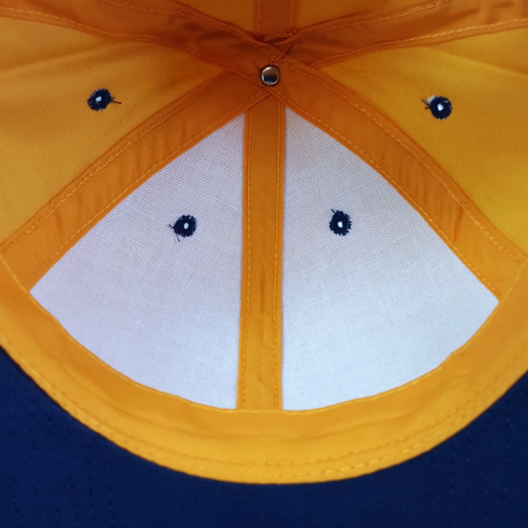 Vintage VINTAGE Town Talk Yellow Twill Snapback Adjustable Hat Baseball Cap Men Casual 90s Sports Athletic Embroidered Solid Cotton Cap Size ONE SIZE - 6 Thumbnail