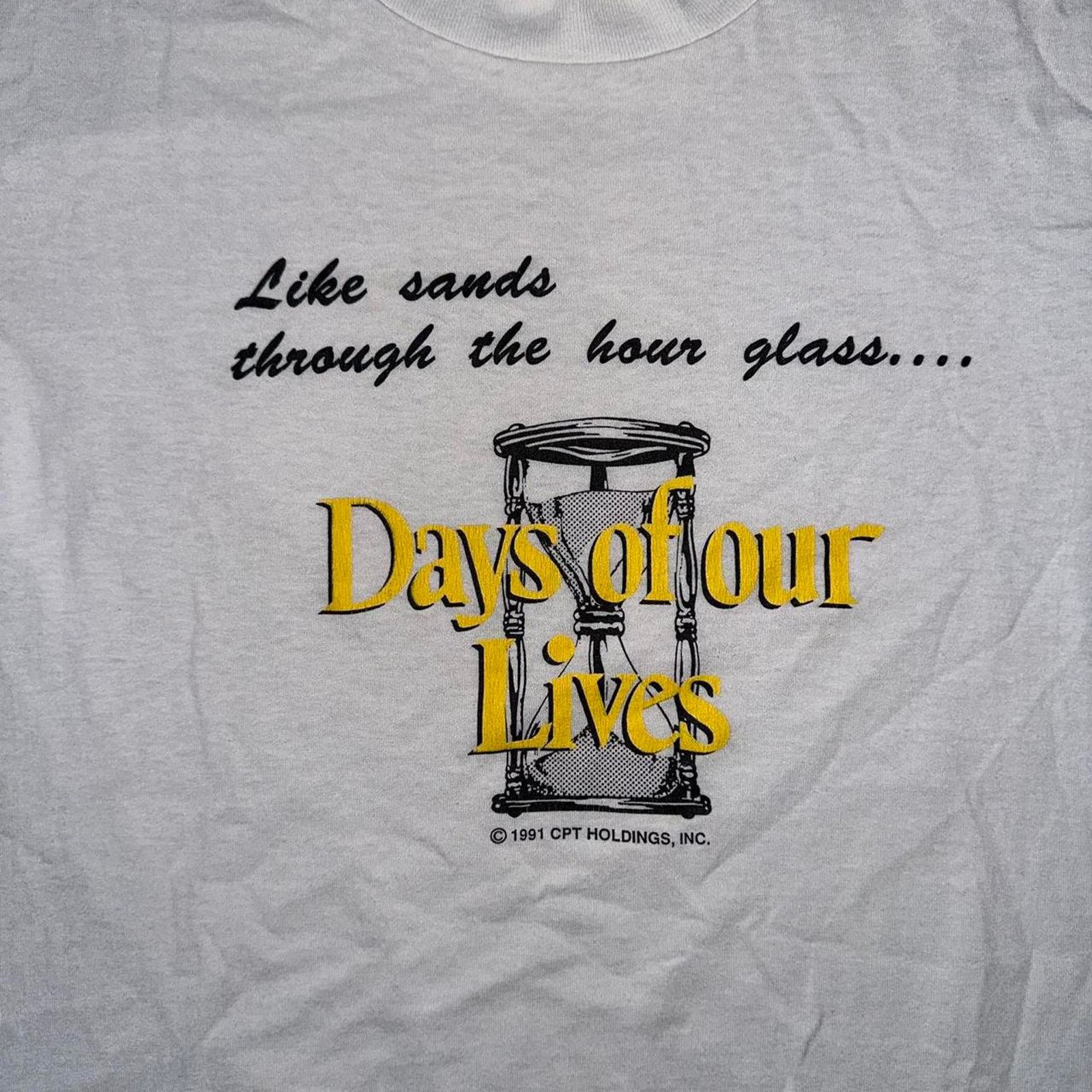 Hanes × Vintage 90s Single Stitch Days Of Our Lives Soap Opera TV Show sz L Size US L / EU 52-54 / 3 - 2 Thumbnail