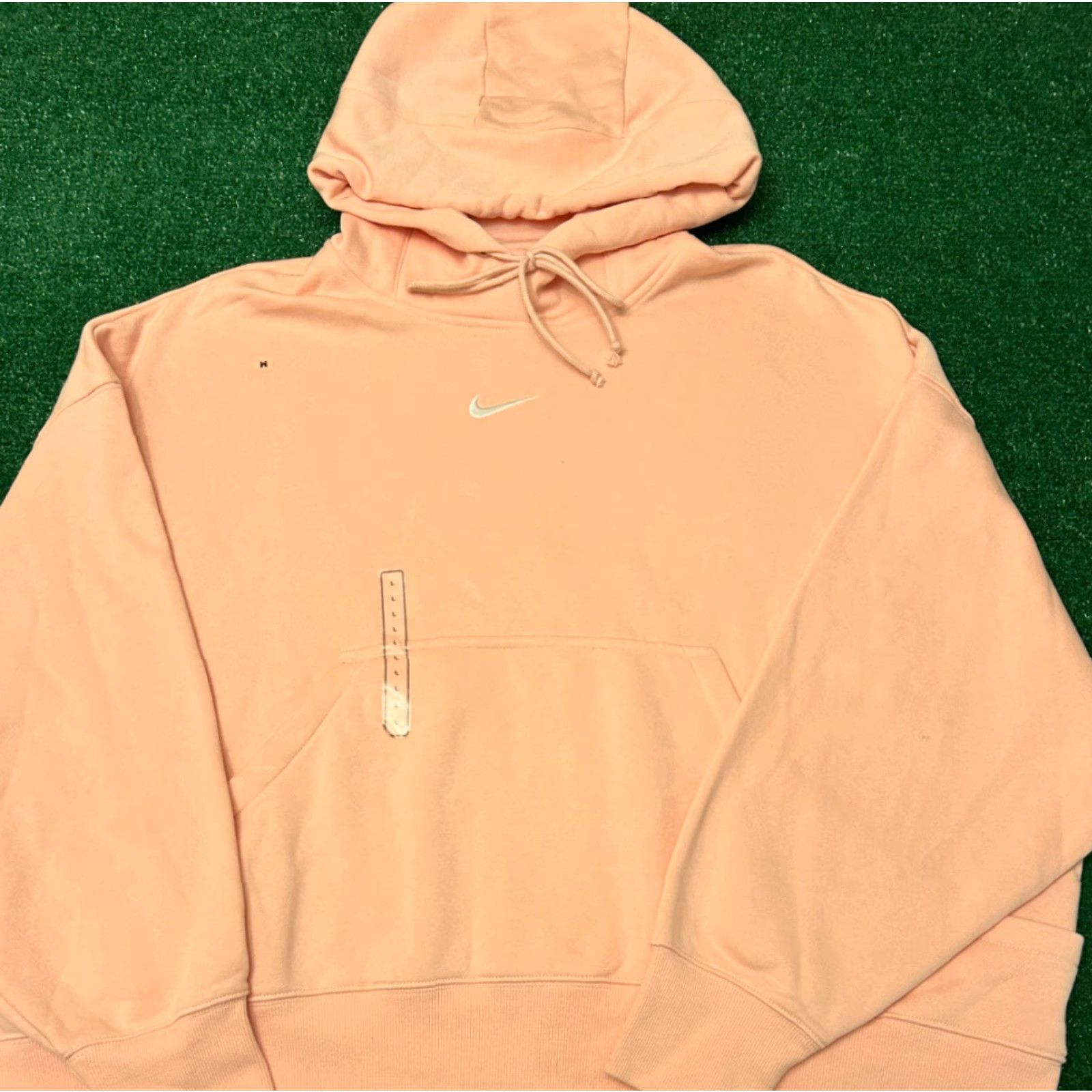 Nike Nike Women's Hoodie Phoenix Oversized Sz L Pink Orange Center Swoosh 90s Retro Pockets Womens Size L / US 10 / IT 46 - 5 Thumbnail