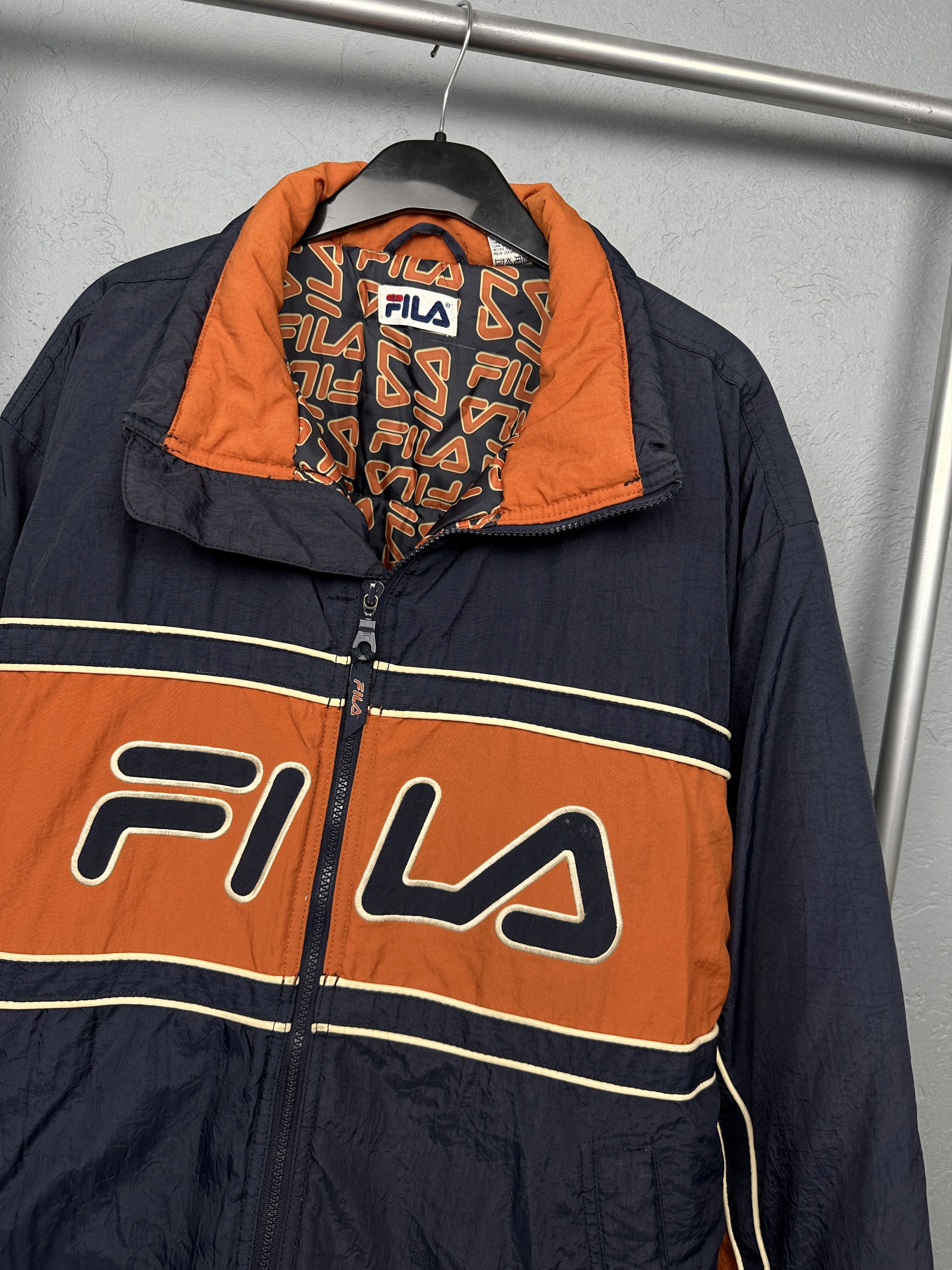 Fila Fila 90s Vintage Mens Nylon Insulated Jacket Size US XL / EU 56 / 4 - 2 Thumbnail