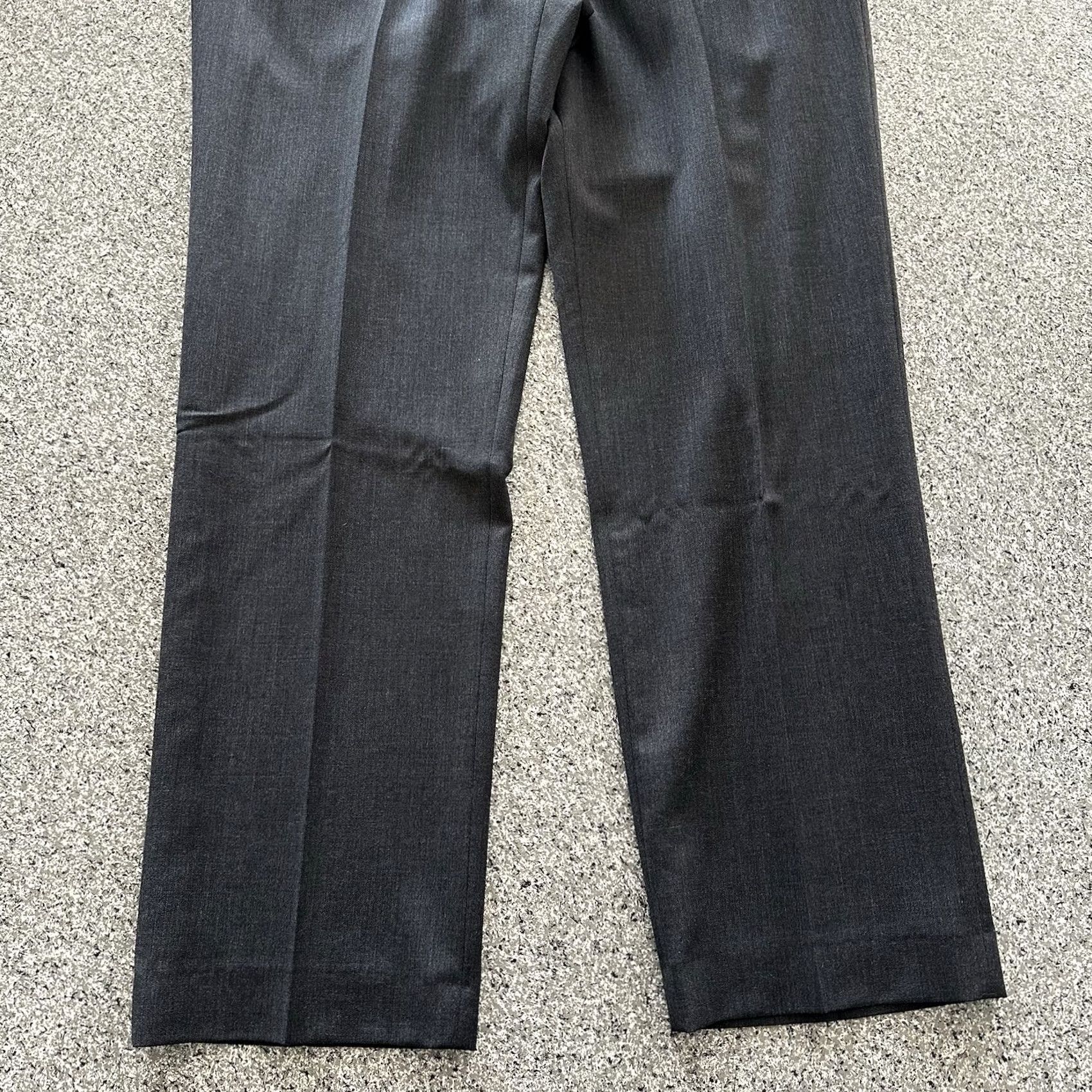 J.Crew J.CREW Wool Dress Pants Slim Fit Trousers Gray Mens Size 36 x 33 Flat Front Dress Pants Size US 36 / EU 52 - 3 Thumbnail