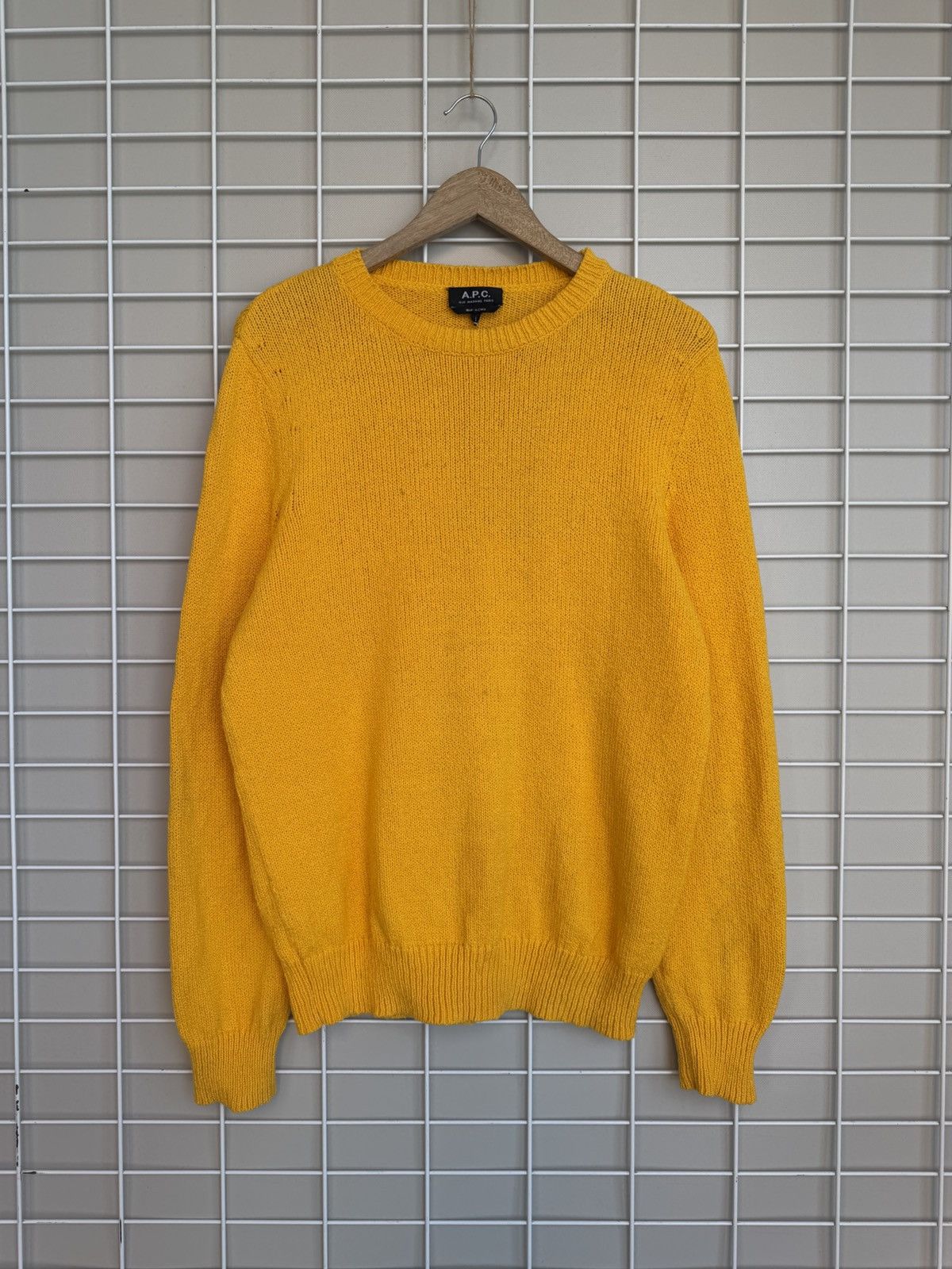 A.P.C. A.P.C. Knit Sweater Mens Size L Crew Neck Colorful Jumper Size US L / EU 52-54 / 3 - 1 Thumbnail