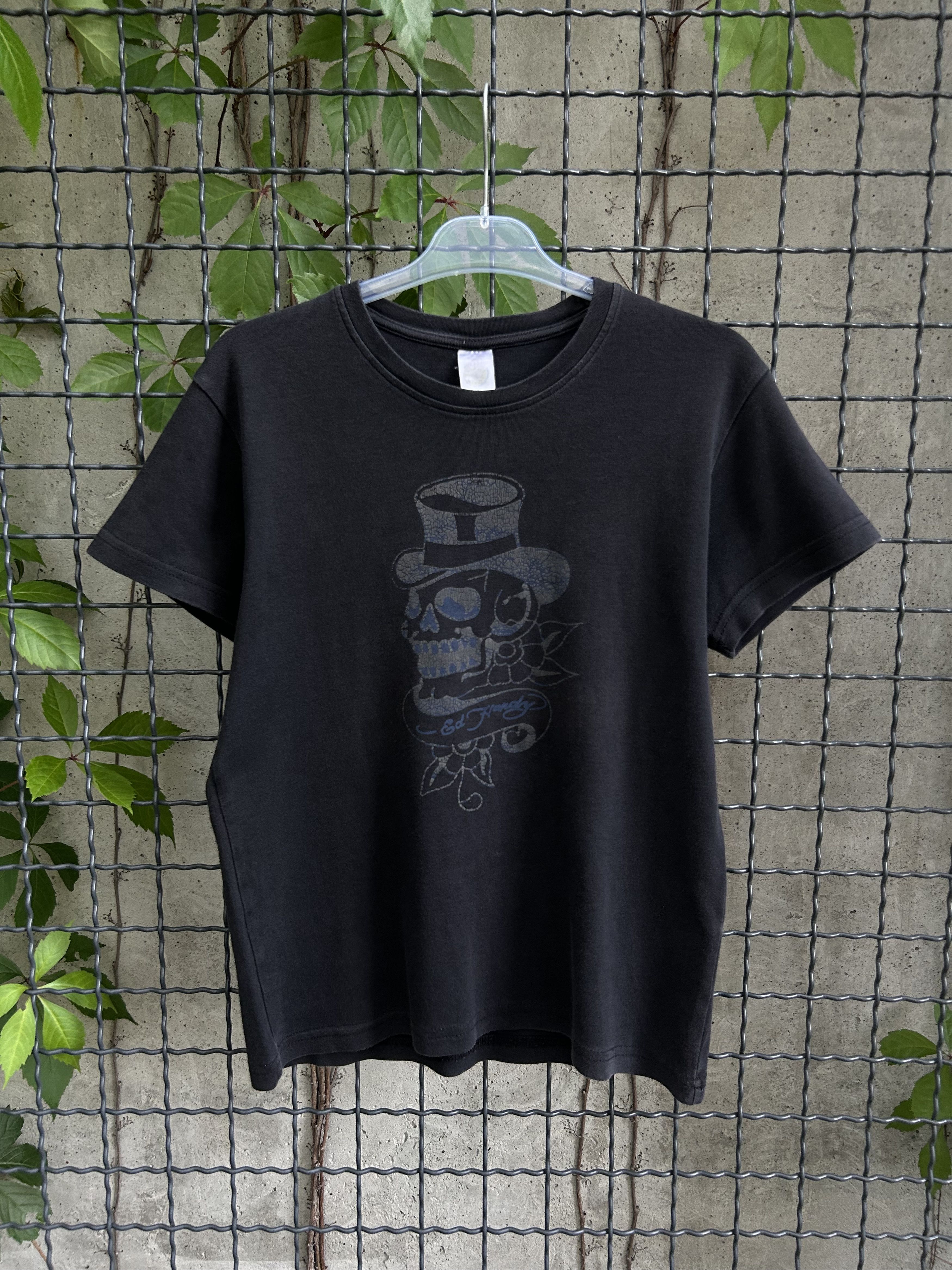 Ed Hardy Vintage 2000s Ed Hardy by Christian Audigier Tattoo T-shirt Size US S / EU 44-46 / 1 - 1 Thumbnail