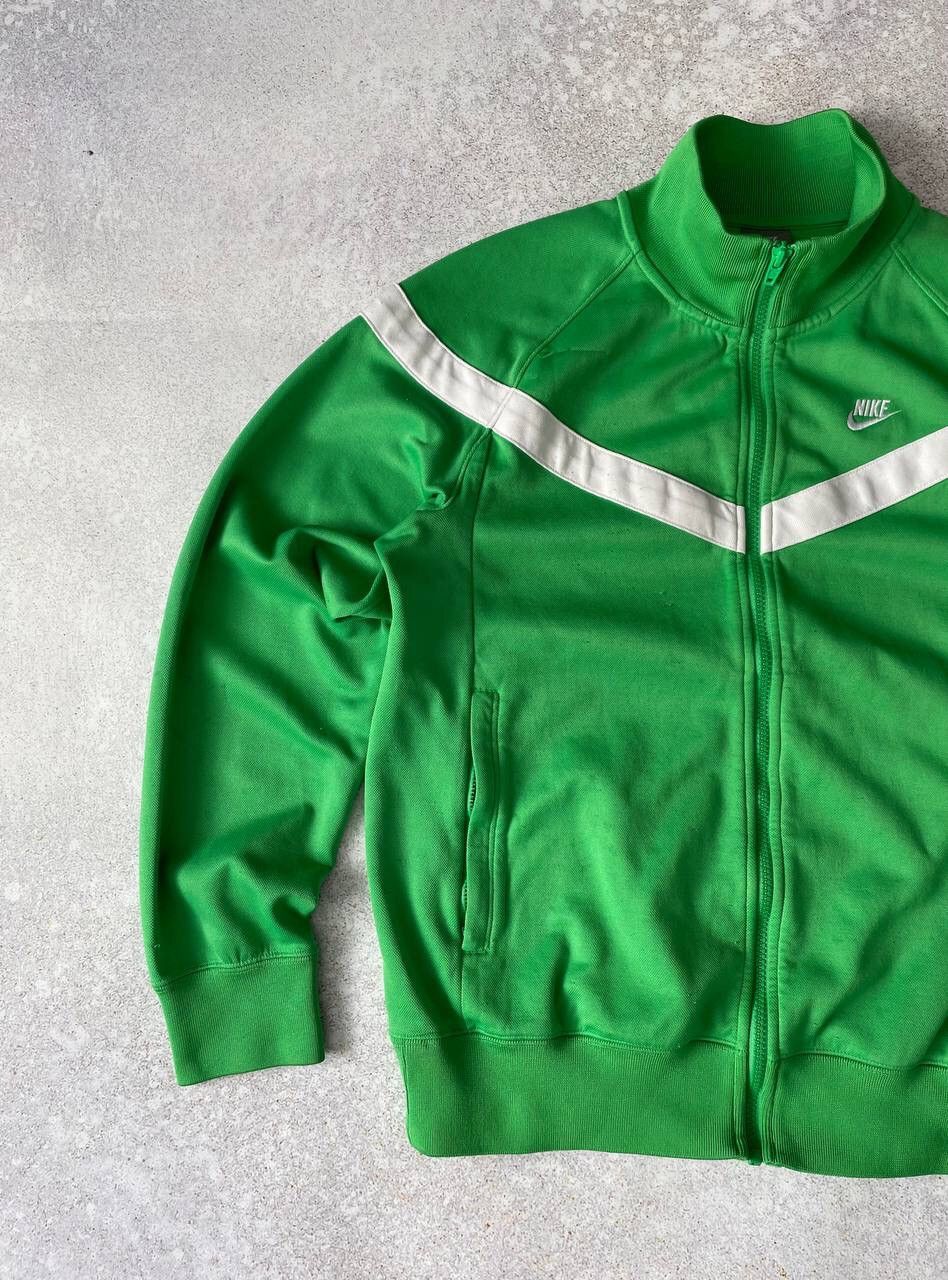 Nike × Vintage Vintage Nike Zip Up Sweatshirt Swoosh Logo Y2K Rare Size US S / EU 44-46 / 1 - 3 Thumbnail