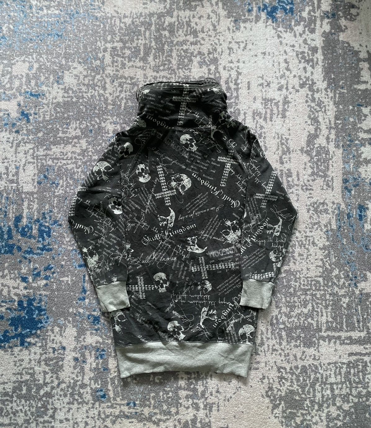 If Six Was Nine × Japanese Brand × Le Grande Bleu (L.G.B.) Japanes seal layer skull bono style zip hoodie Size US M / EU 48-50 / 2 - 3 Thumbnail