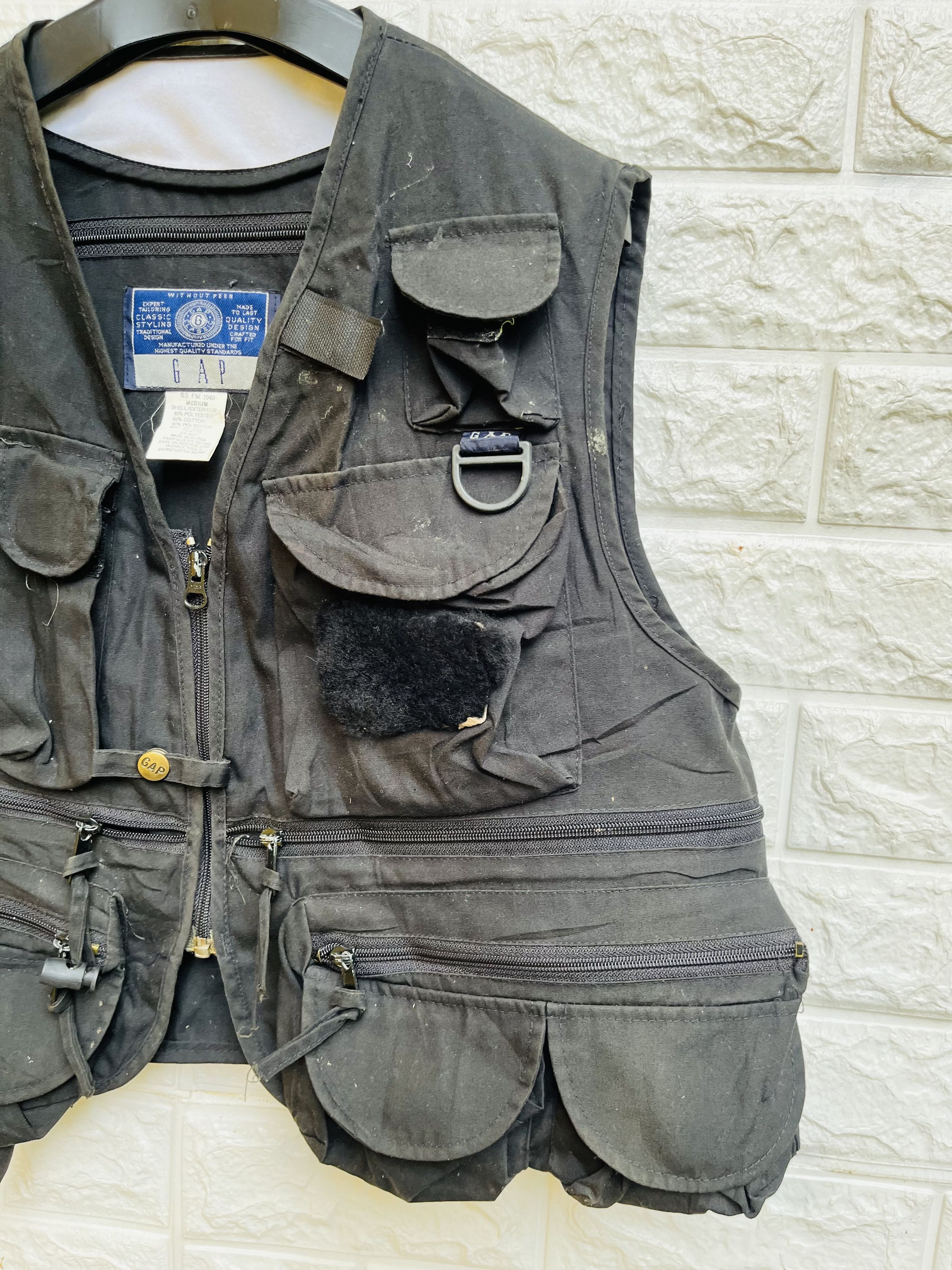 Japanese Brand Vintage Gap Pocket Vest Japanese Designer Fashion Style Size US L / EU 52-54 / 3 - 4 Thumbnail