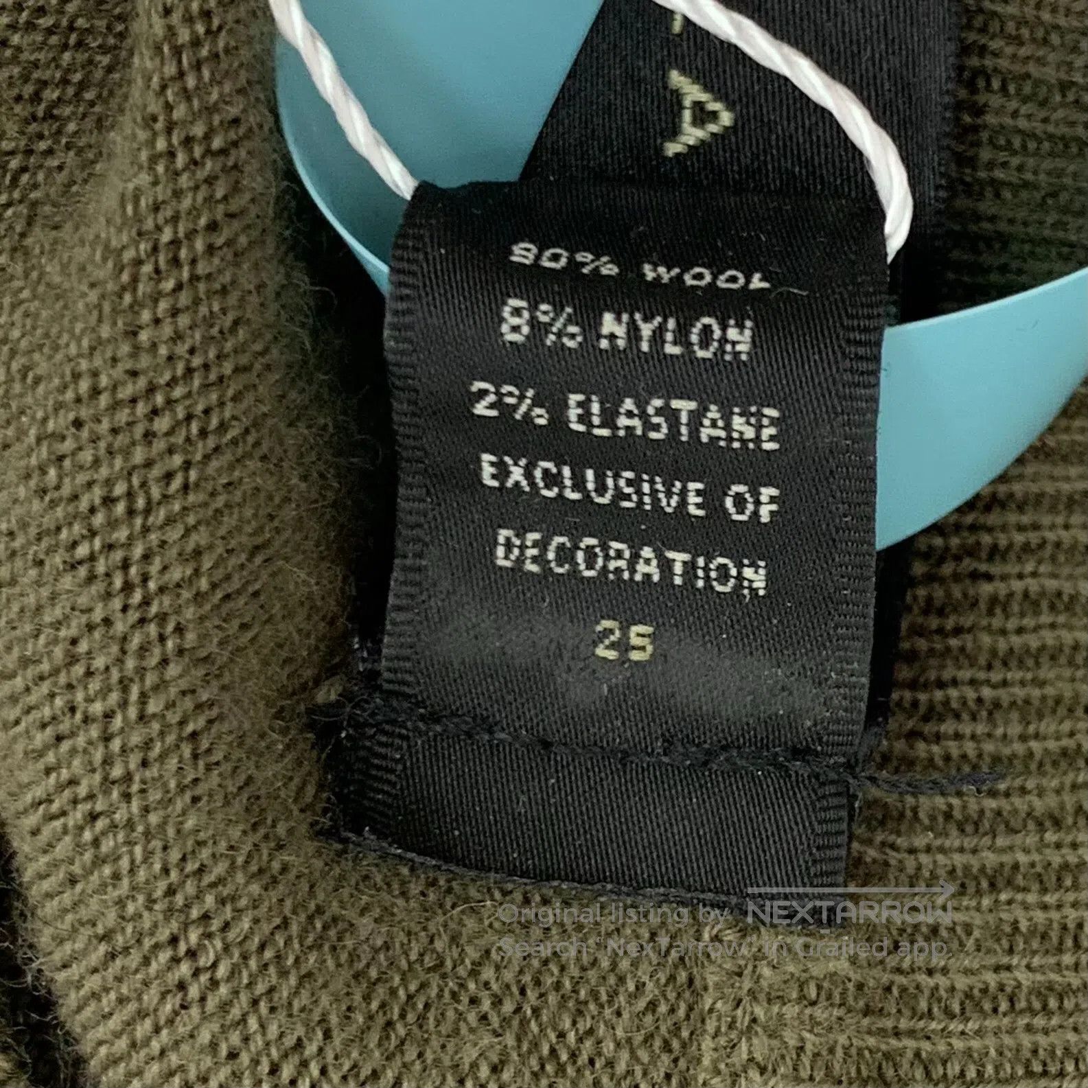 Polo Ralph Lauren Ralph Lauren Military Green Leather Patch Wool Round Neck Size US M / EU 48-50 / 2 - 7 Thumbnail