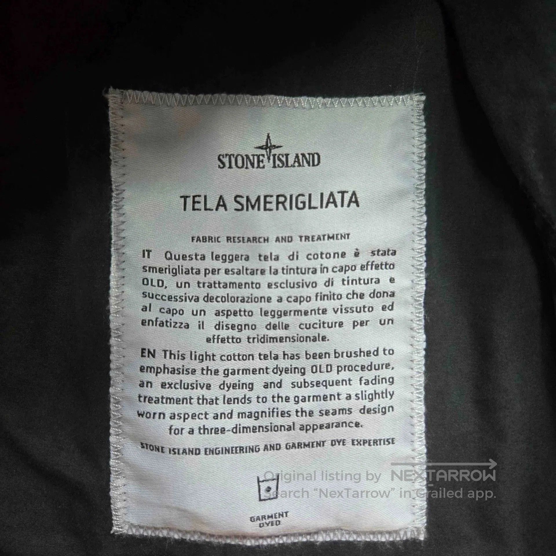 Stone Island Stone Island SS22 Tela Smerigliata Jacket. Size US M / EU 48-50 / 2 - 5 Thumbnail
