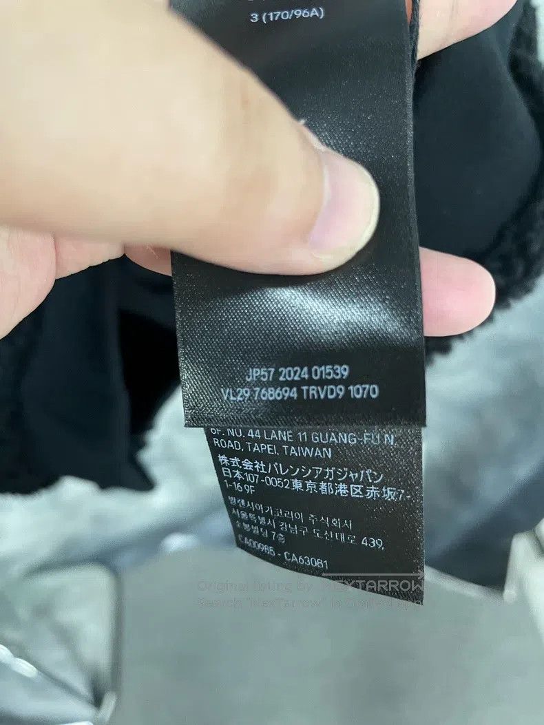 Balenciaga Balenciaga Solid color logo embroidered zipper hooded swea Size US L / EU 52-54 / 3 - 5 Thumbnail