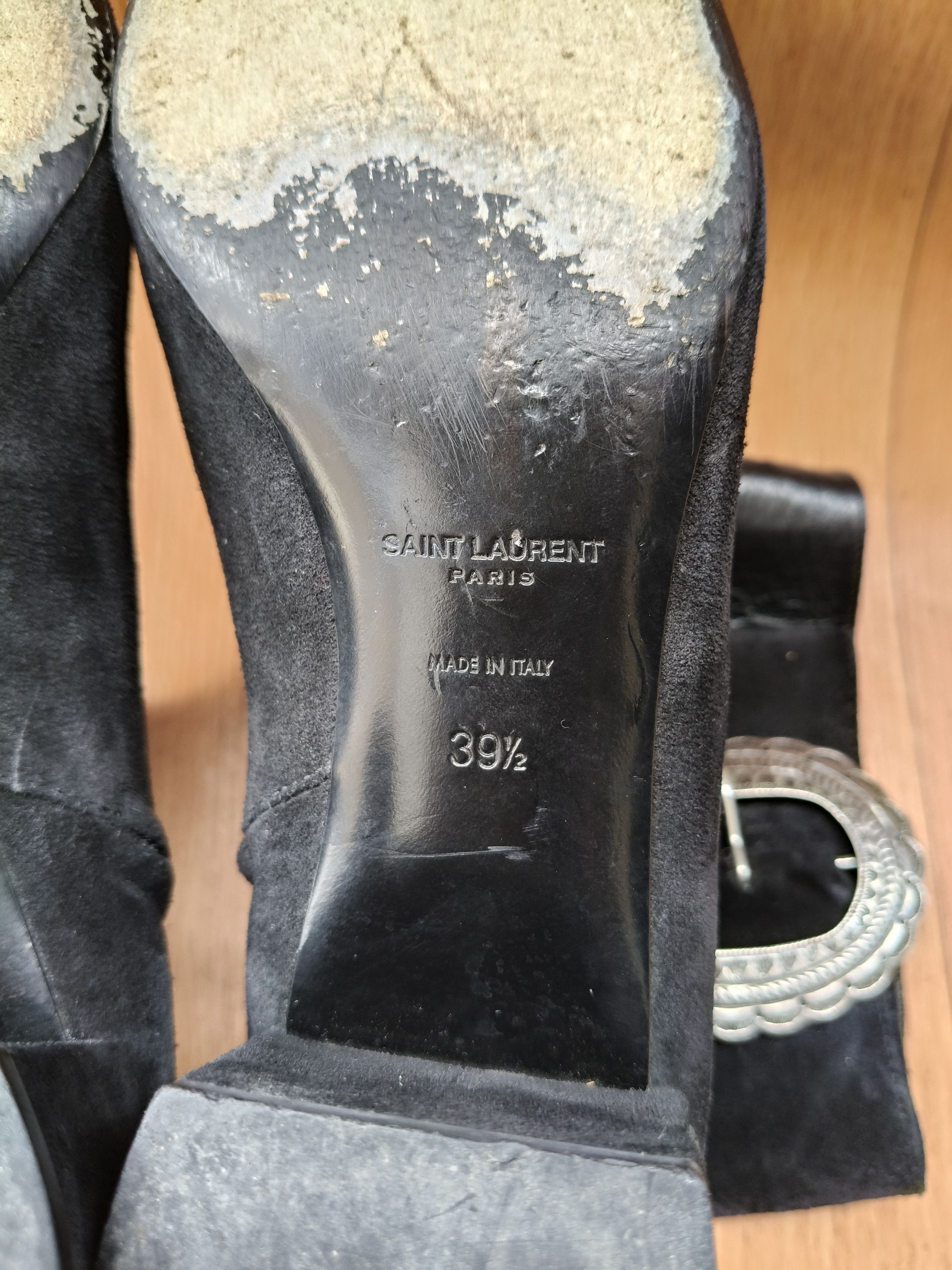 Yves Saint Laurent Saint Laurent detail buckle boot Size US 9.5 / IT 39.5 - 13 Thumbnail