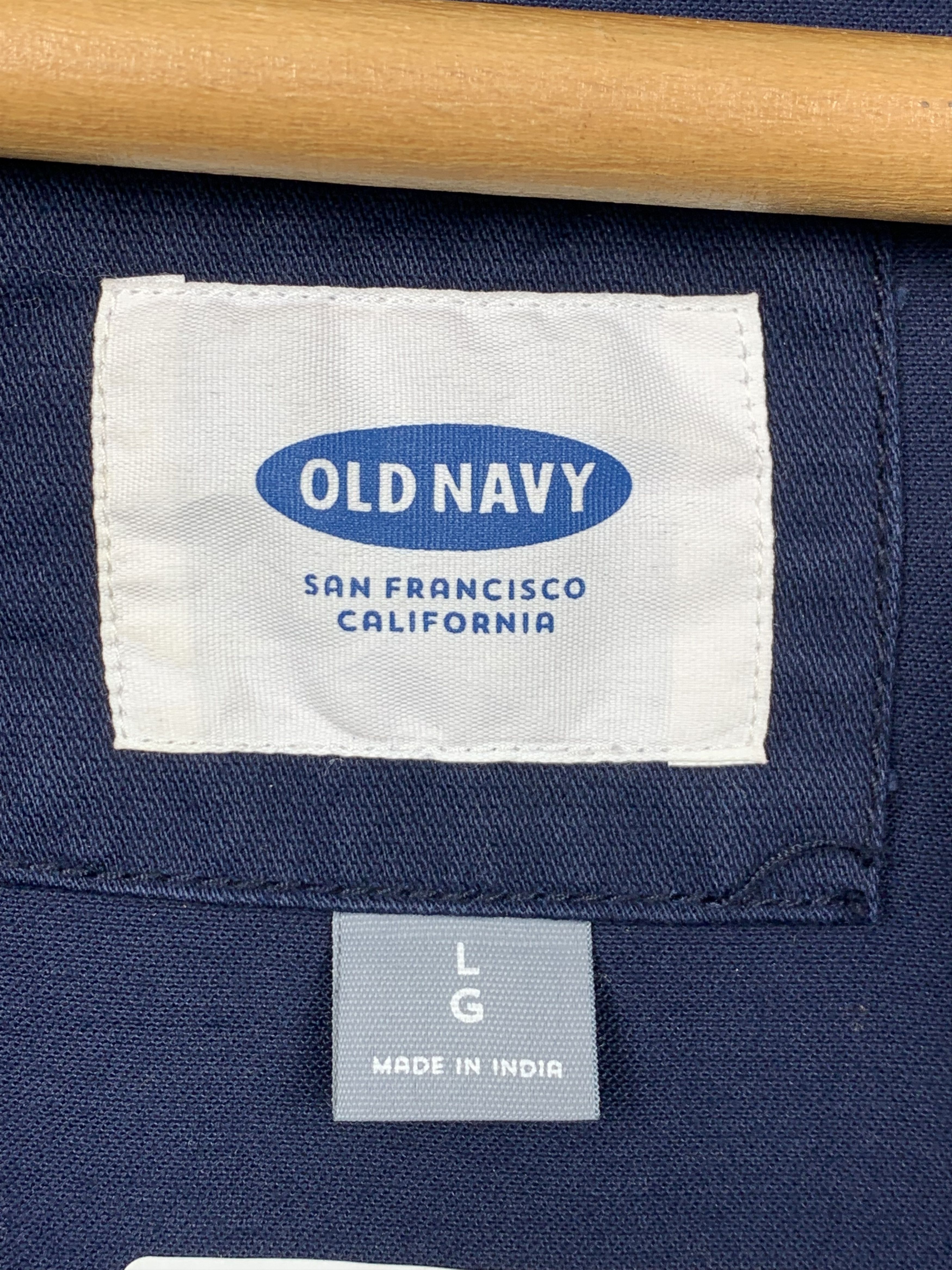 Old Navy Old Navy Hoodie Double Pocket Denim Jacket J1152 Size US L / EU 52-54 / 3 - 5 Thumbnail