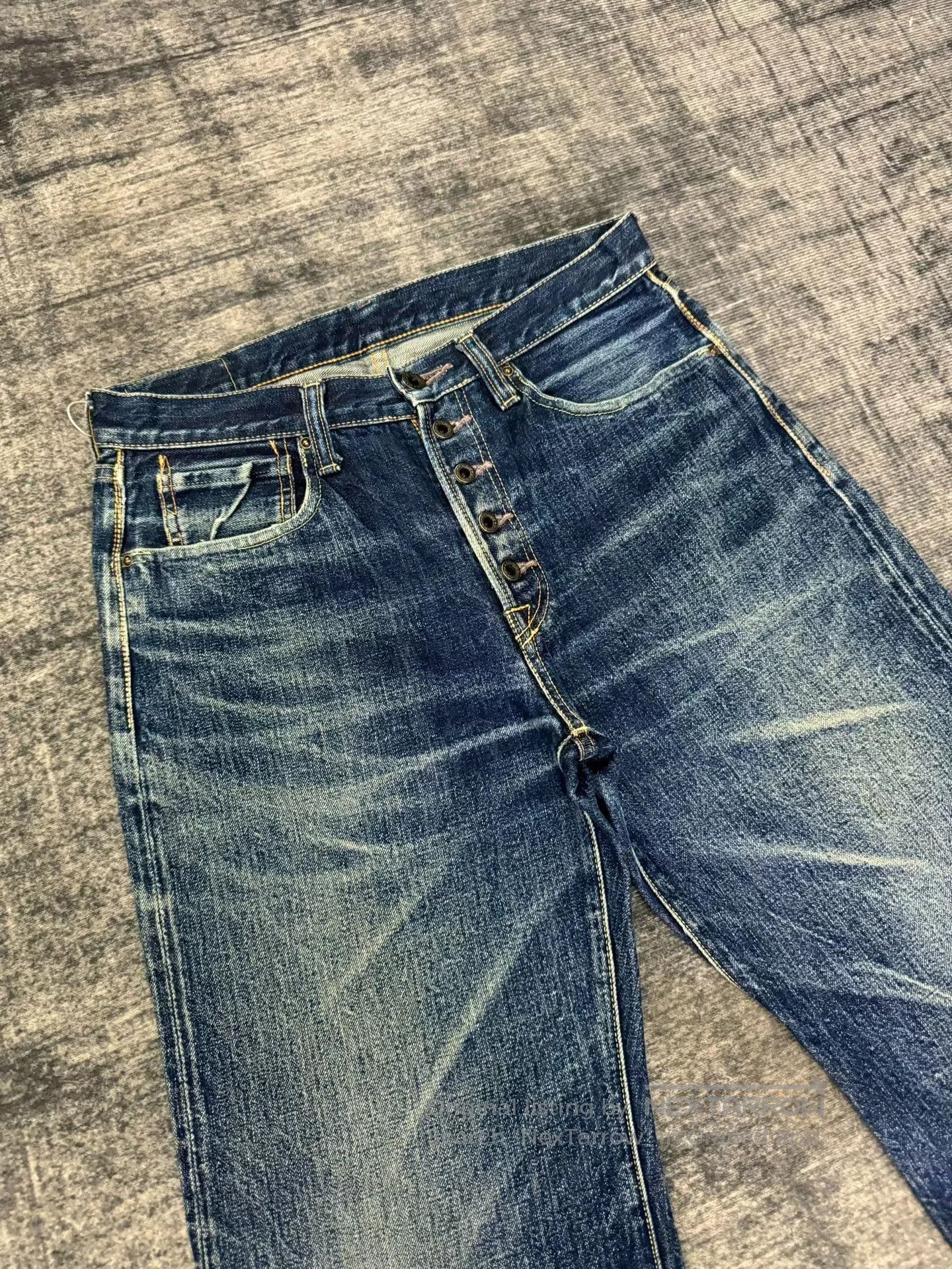 Kapital Vintage KAPITAL Washed Blue Jeans. Size US 32 / EU 48 - 2 Thumbnail