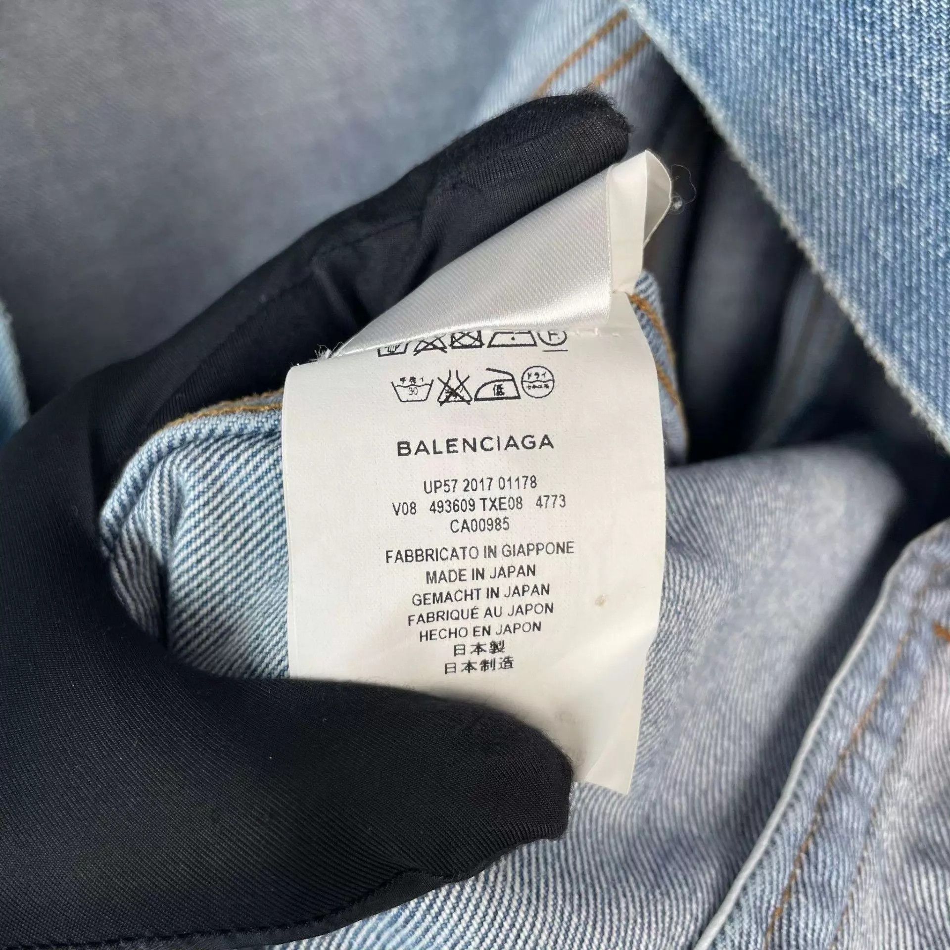 Balenciaga Balenciaga Denim Jacket Blue 95 New Size XS / US 0-2 / IT 36-38 - 8 Thumbnail