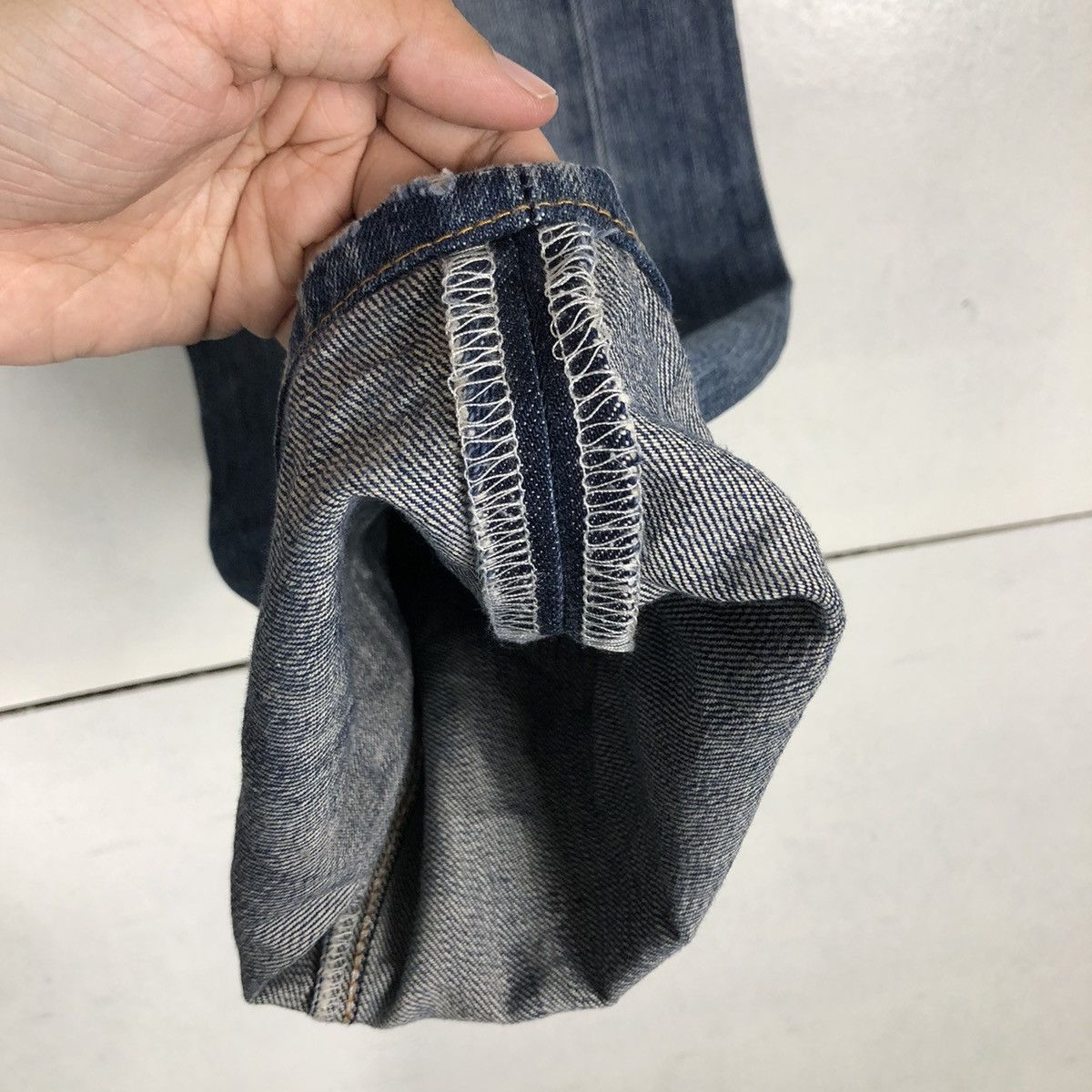 Levi's 🔥90’s VINTAGE LEVI’S ORIGINAL 501 STRAIGHT CUT DISTRESSED Size US 30 / EU 46 - 13 Thumbnail