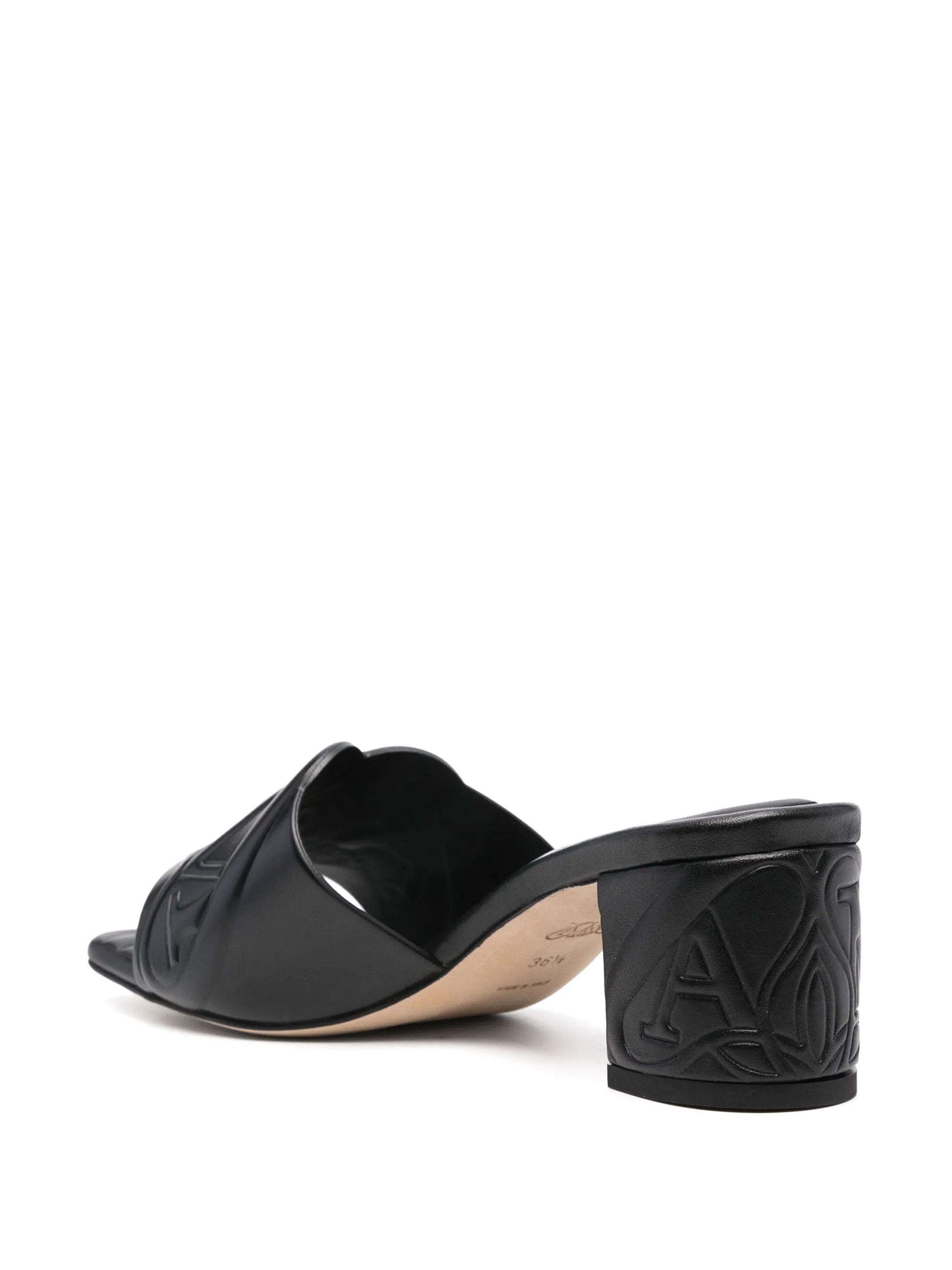 Alexander McQueen o1y0225 Mules in Black Size US 6 / IT 36 - 3 Thumbnail
