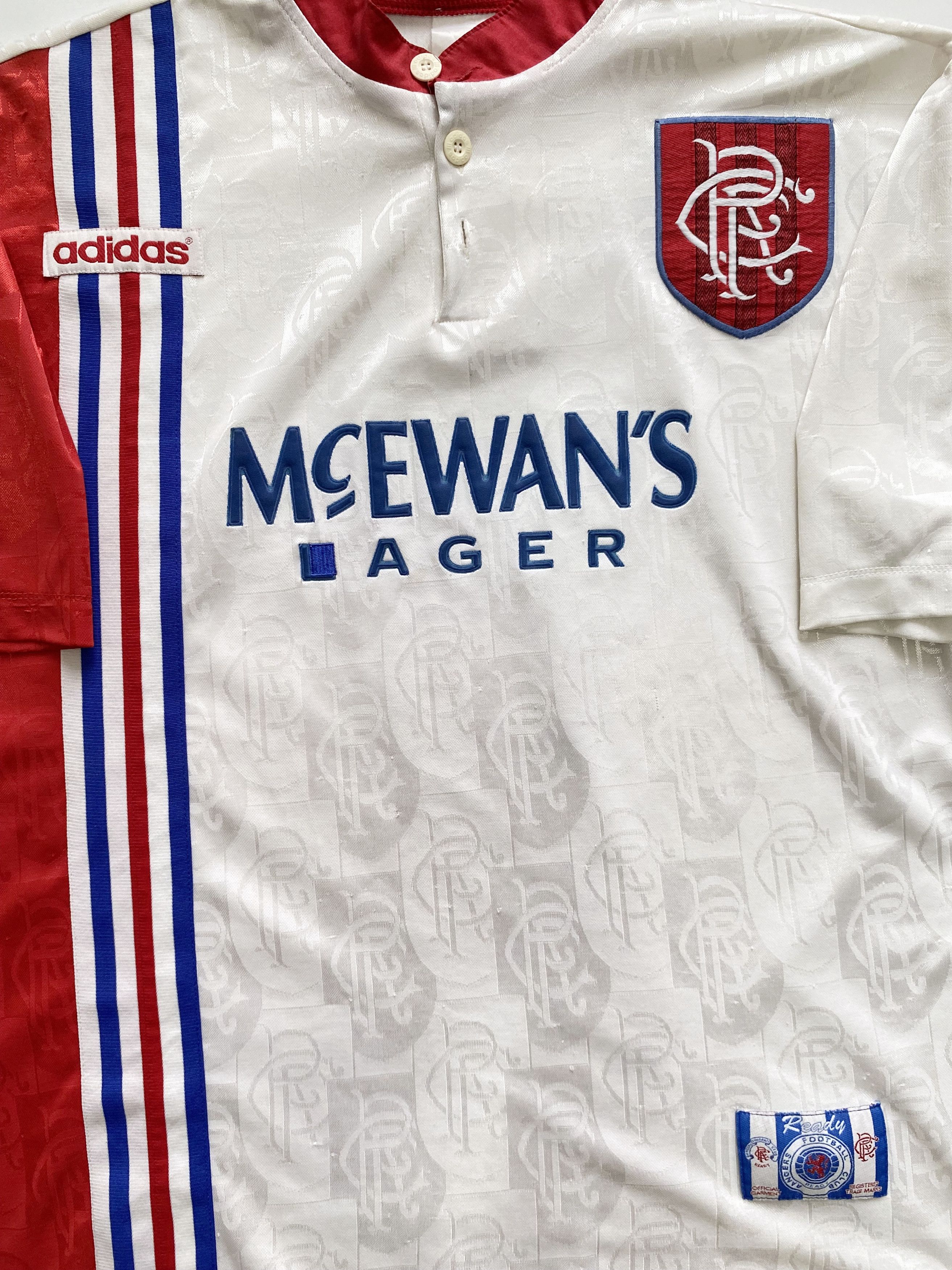 Adidas × Vintage Glasgow Rangers 1996 Away Paul Gascoigne #8 Vintage Rare Size US L / EU 52-54 / 3 - 3 Thumbnail