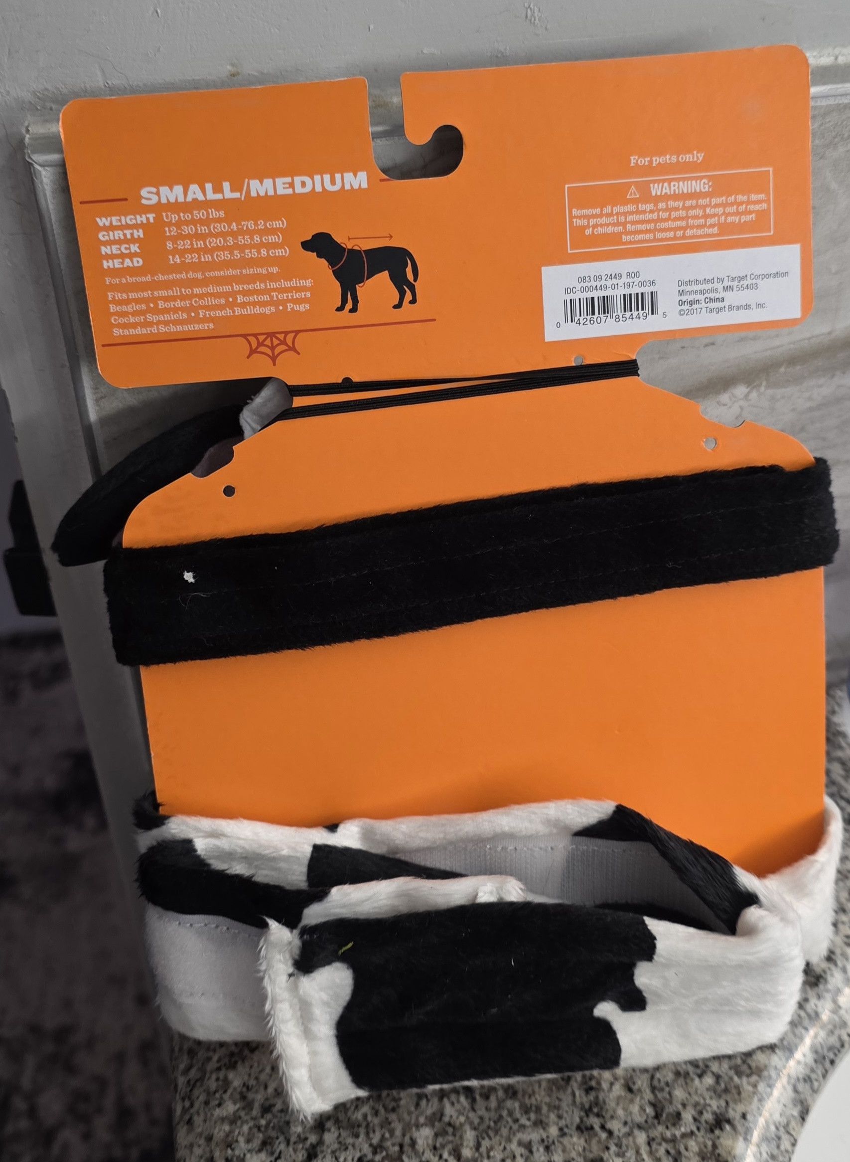 Other NWT Hyde And Eek! Boutique Cow Set headpiece Costume Dog Med Size ONE SIZE - 2 Thumbnail