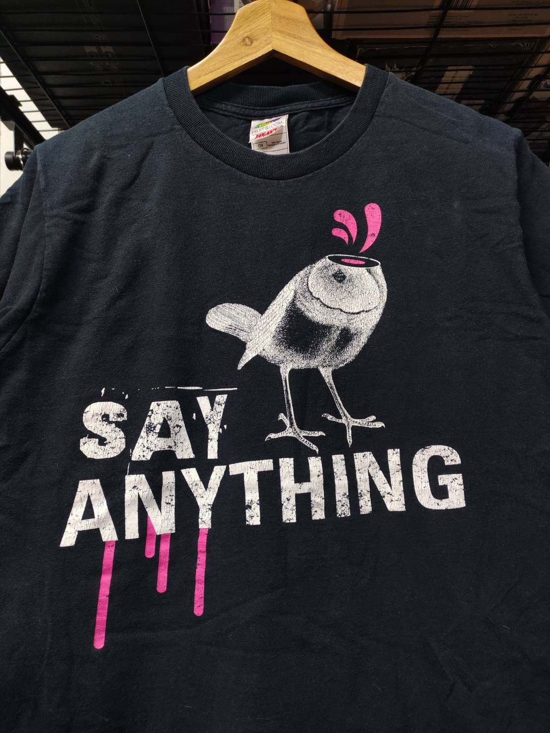 Band Tees Vtg 00's Say Anything Band " Dead Bird " Art T-Shirt Size US S / EU 44-46 / 1 - 1 Thumbnail