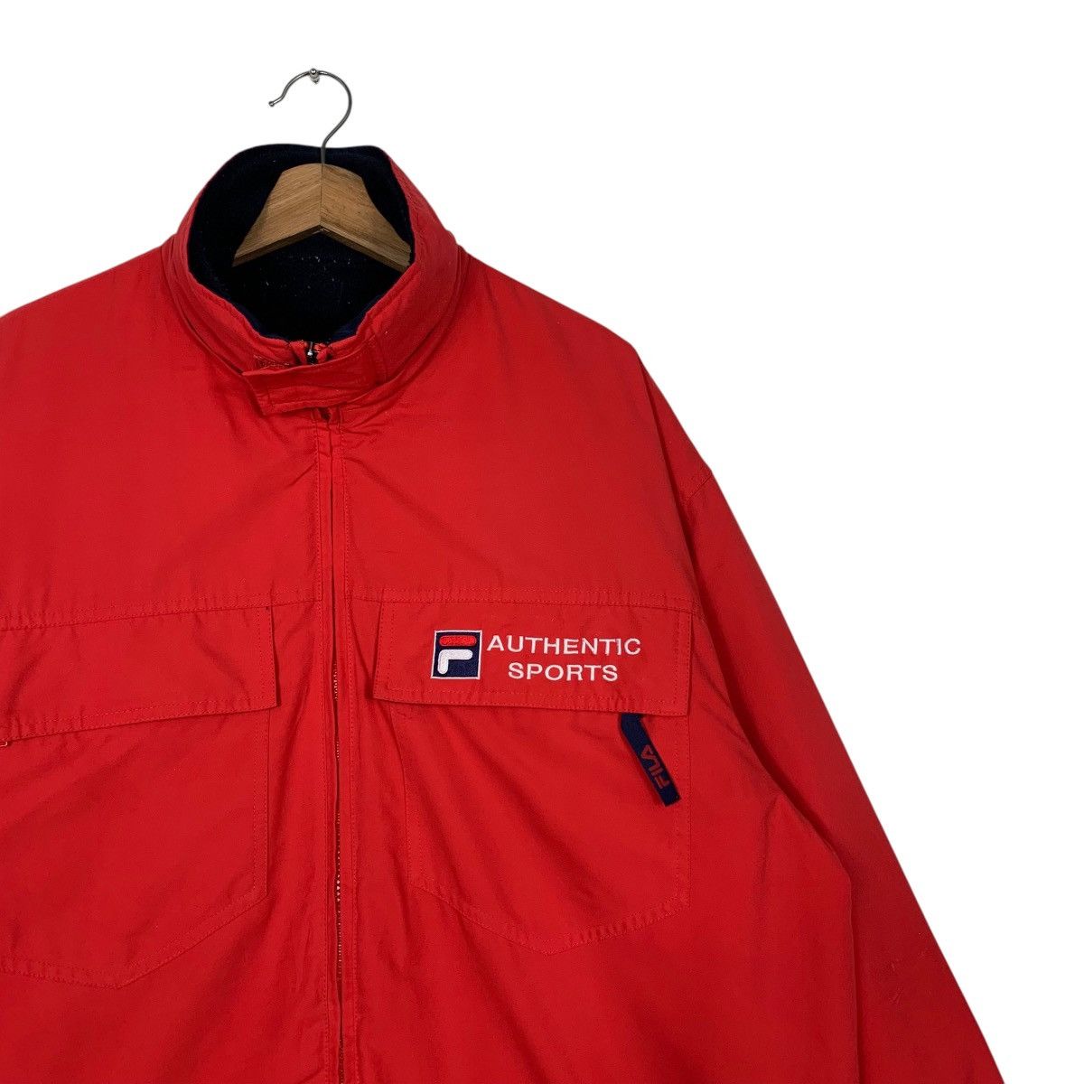 Fila Vintage 90's FILA Sports Red Jacket #2511-C113 Size US XL / EU 56 / 4 - 5 Thumbnail