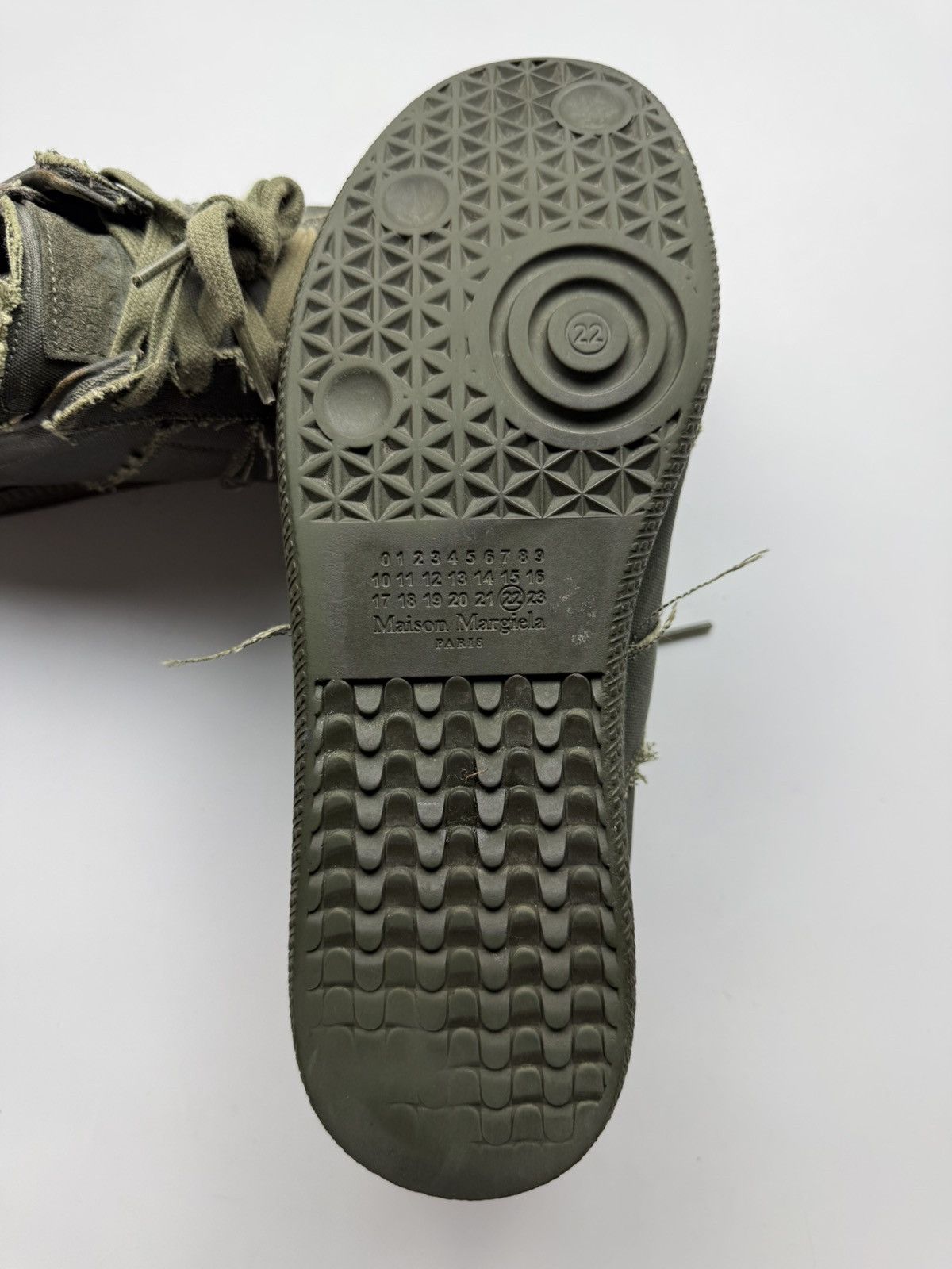 Maison Margiela Maison Margiela Gats Distressed Olive Green Size US 9 / EU 42 - 7 Thumbnail