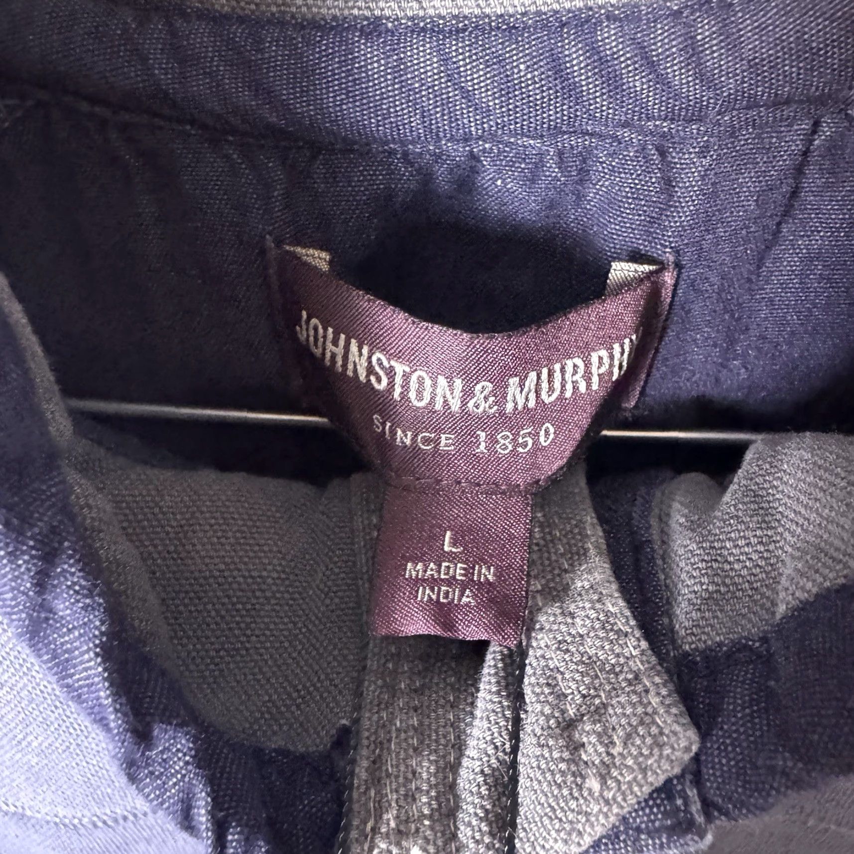 Johnston & Murphy Johnston & Murphy Jacket Mens L Washed Slub Pique 1/4 Button Henley Pullover NEW Blue Jacket Mens L Size US L / EU 52-54 / 3 - 5 Thumbnail
